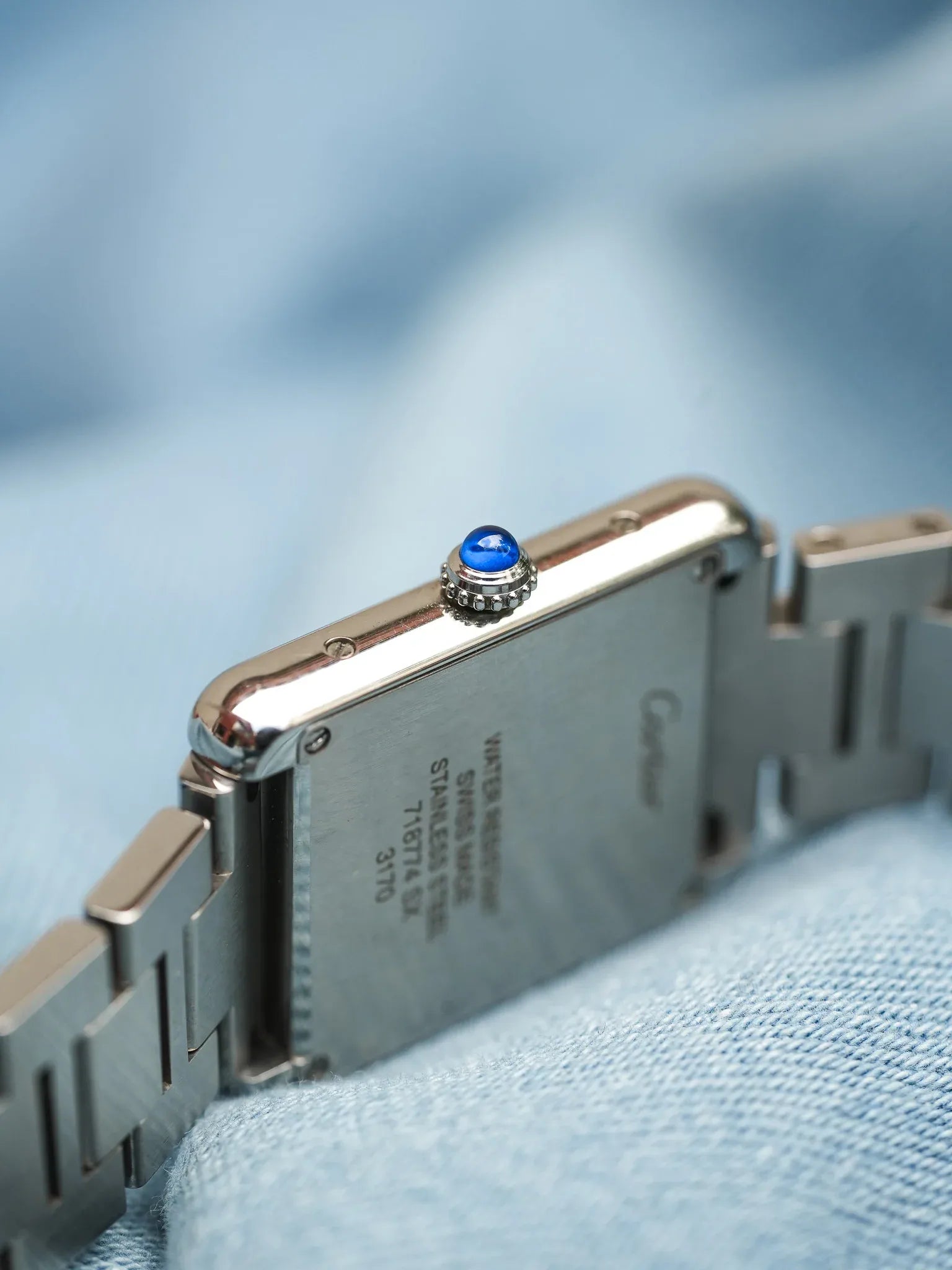 Cartier - Tank Solo 3170 bracelet acier unisexe - 2010s - Atelier Victor