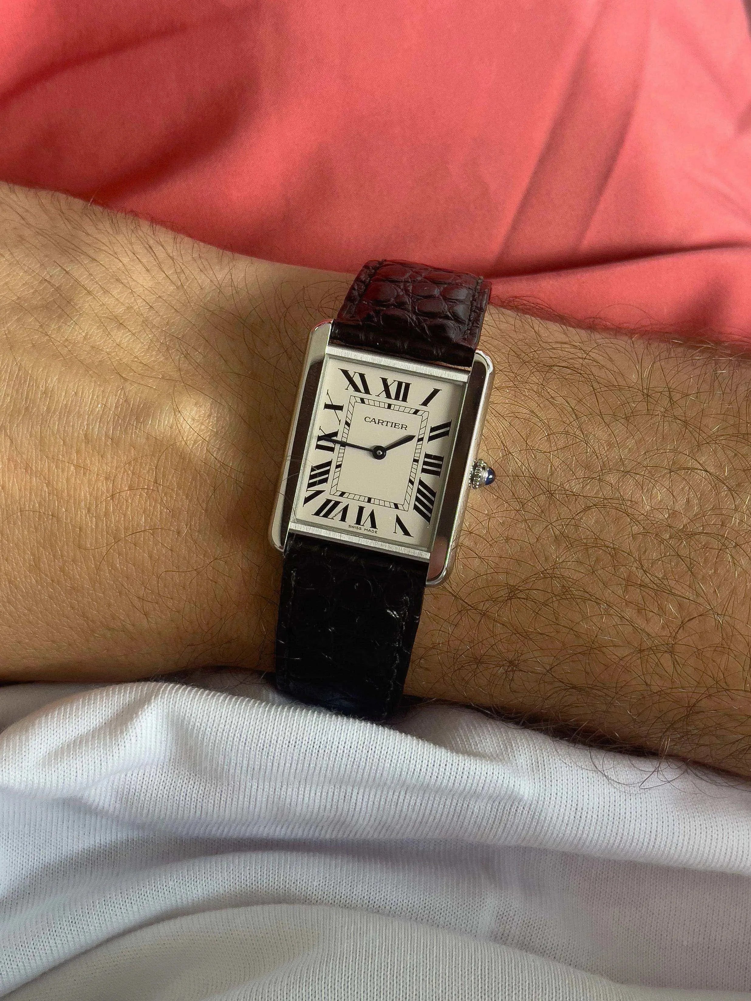 Cartier - Tank Solo GM acier - 1990s - Atelier Victor - Vintage  Shop