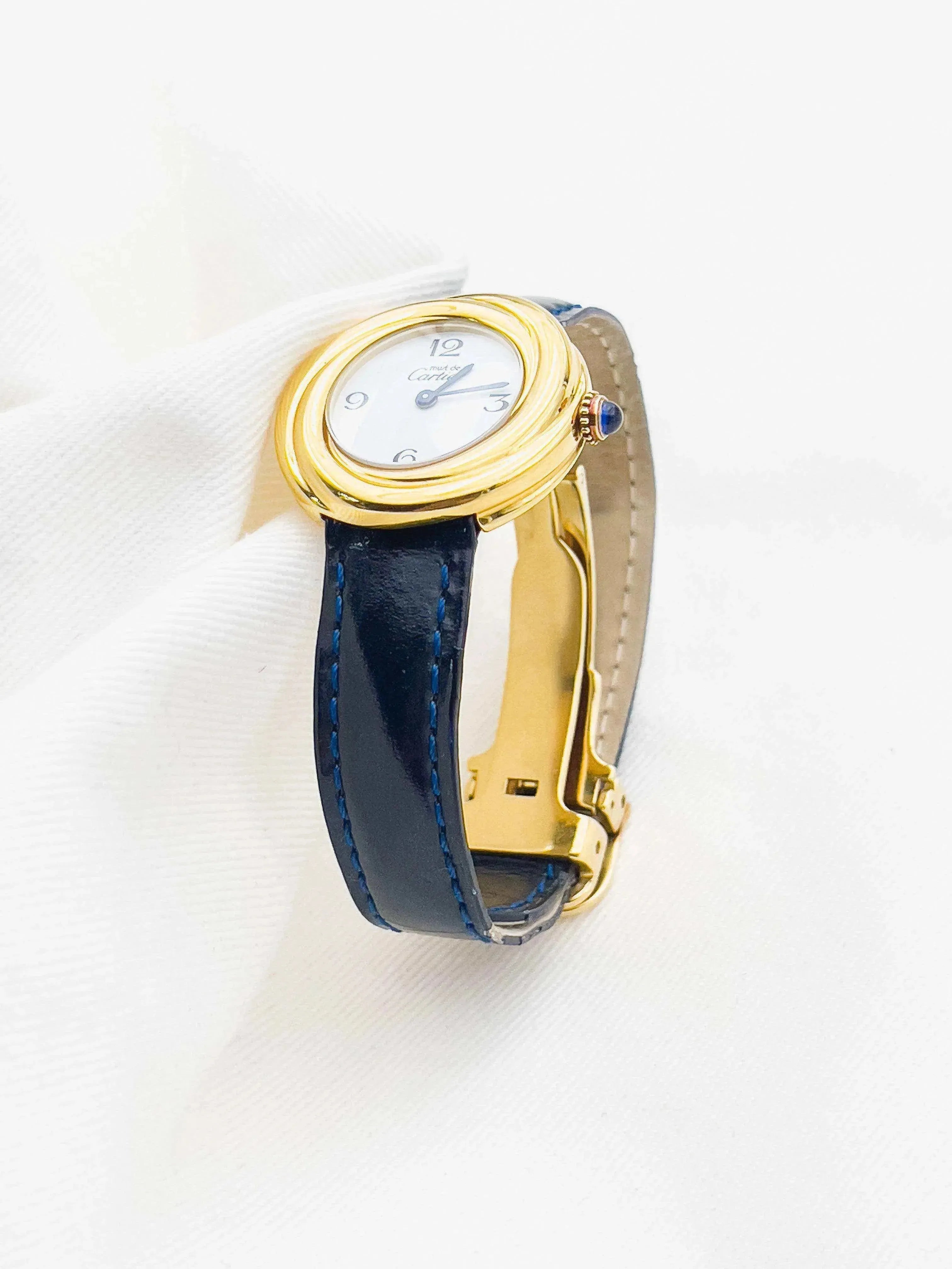 Cartier - Trinity Must Vermeil Boucle Déployante - 1980s - Atelier Victor Paris - Vintage Watch Shop Dubai