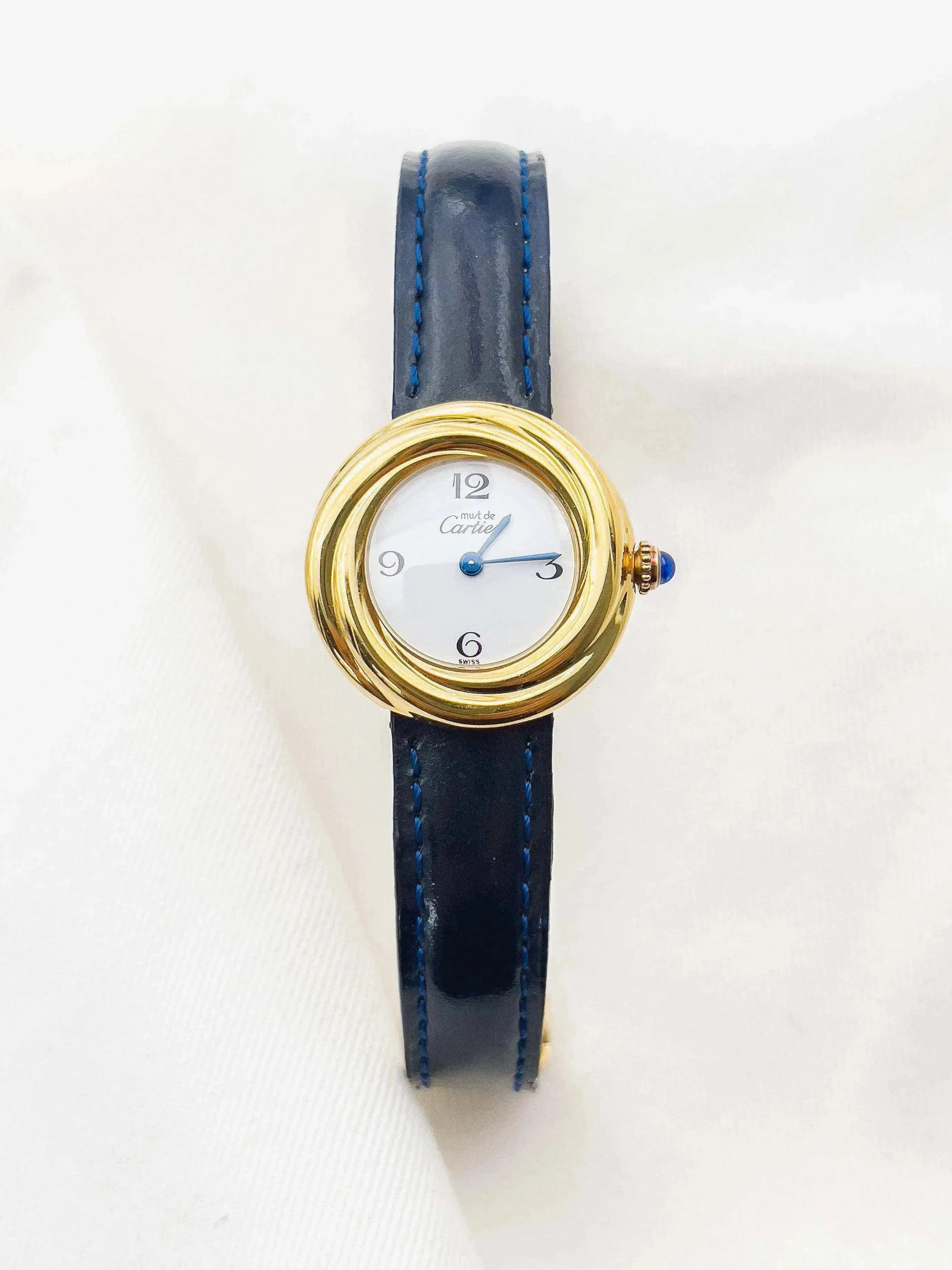 Cartier - Trinity Must Vermeil Boucle Déployante - 1980s - Atelier Victor - Vintage  Shop