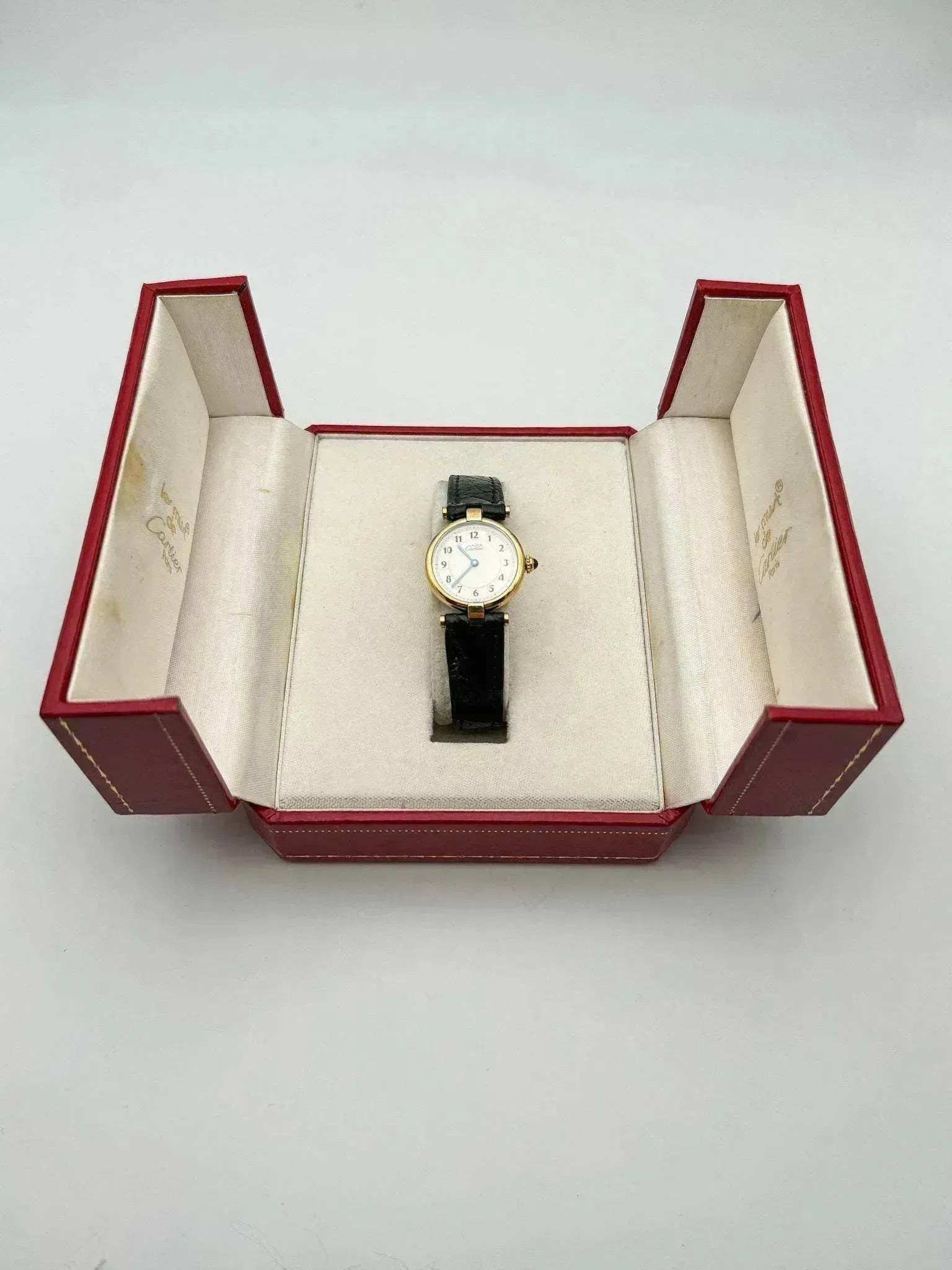 Cartier - Vendôme Must Vermeil Arabes - boîte - 1980s - Atelier Victor