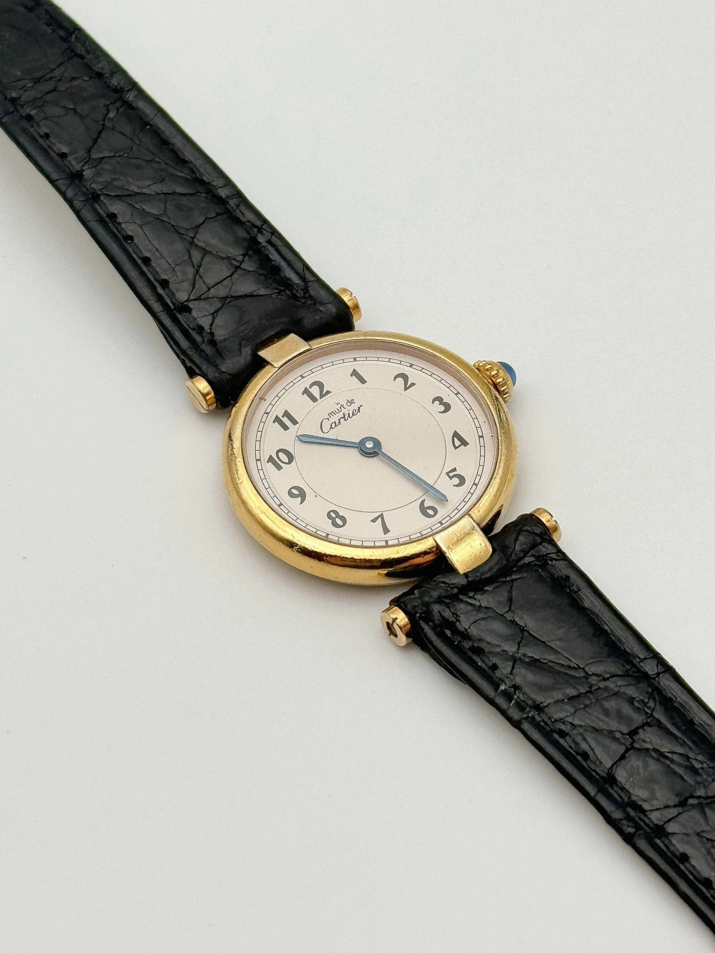 Cartier - Vendôme Must Vermeil Arabes - boîte - 1980s - Atelier Victor Paris - Vintage Watch Shop Dubai