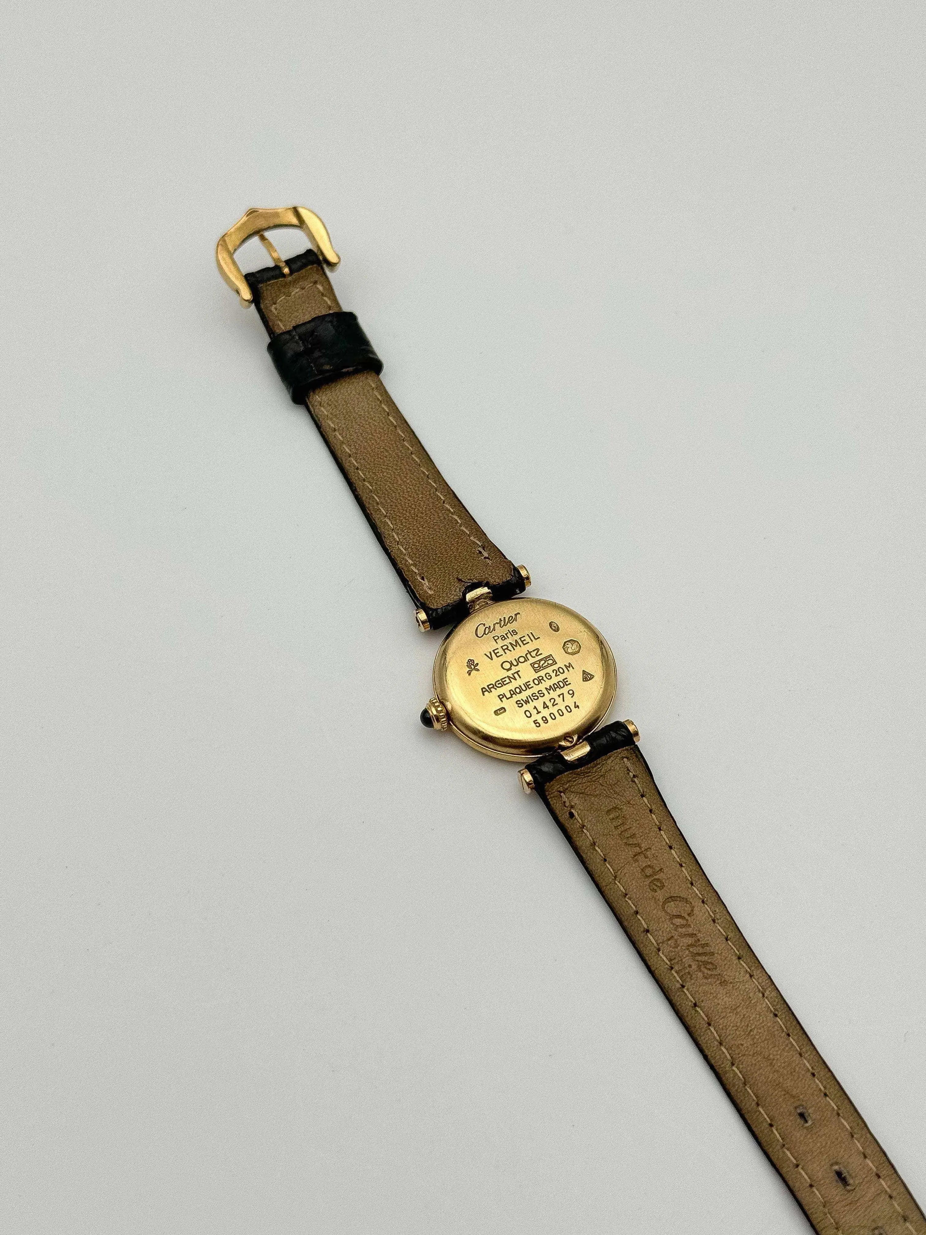 Cartier - Vendôme Must Vermeil Arabes - boîte - 1980s - Atelier Victor Paris - Vintage Watch Shop Dubai