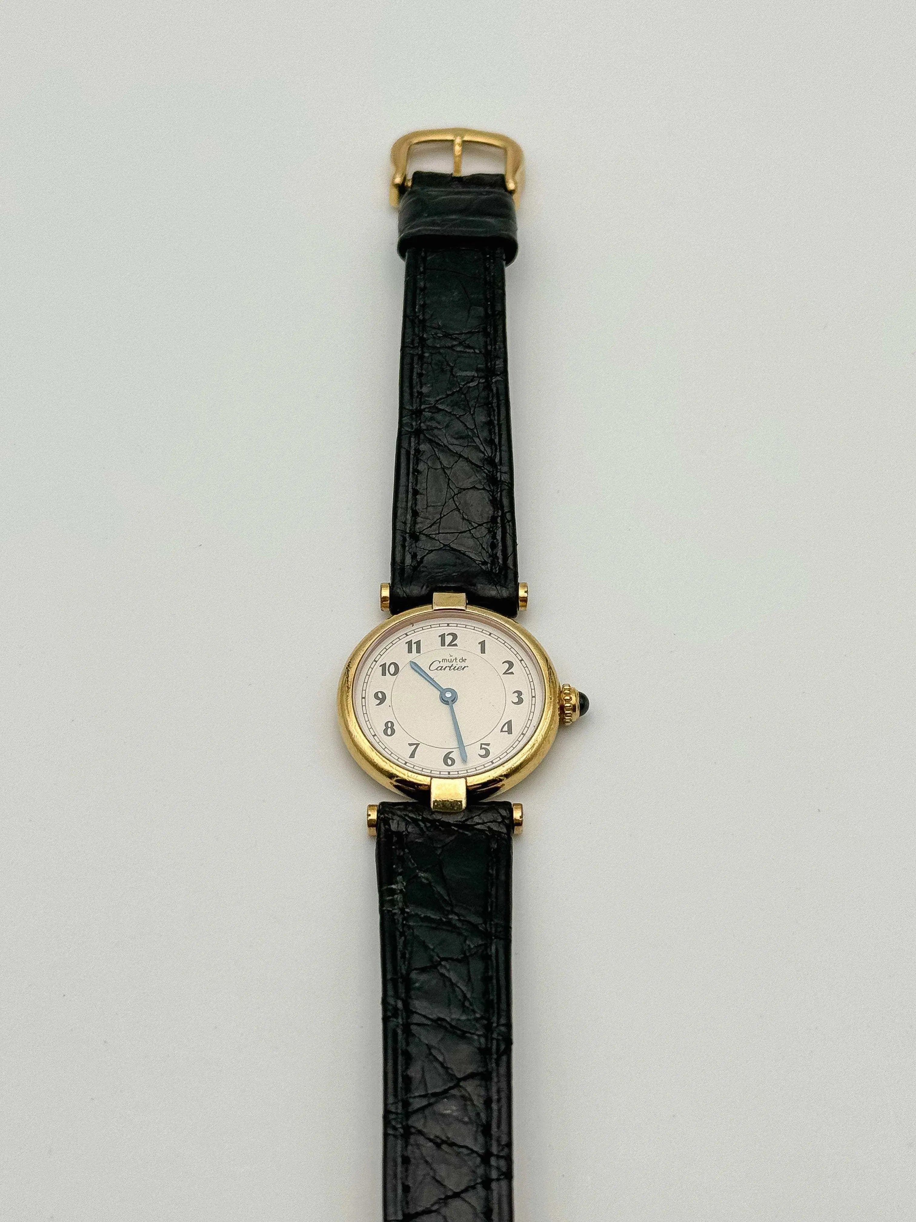 Cartier - Vendôme Must Vermeil Arabes - boîte - 1980s - Atelier Victor Paris - Vintage Watch Shop Dubai