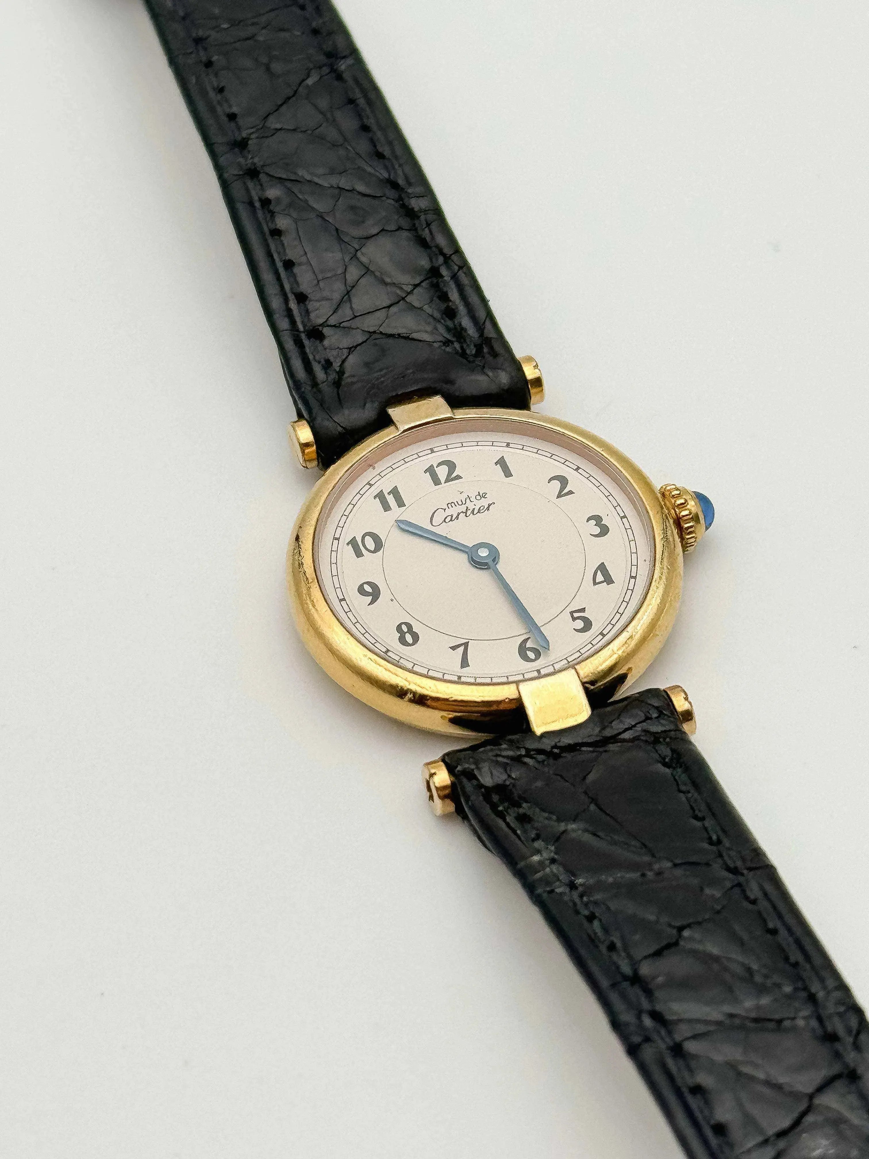 Cartier - Vendôme Must Vermeil Arabes - boîte - 1980s - Atelier Victor Paris - Vintage Watch Shop Dubai