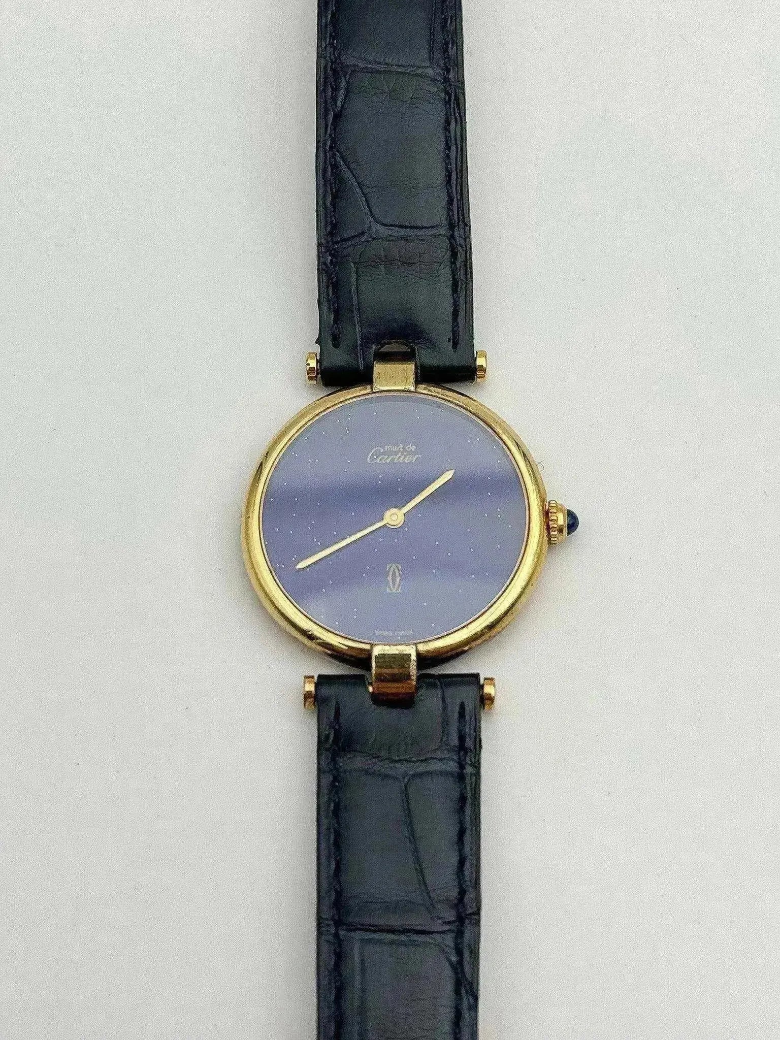 Cartier - Vendome Must Vermeil Lapis lazuli - 1990s - Atelier Victor