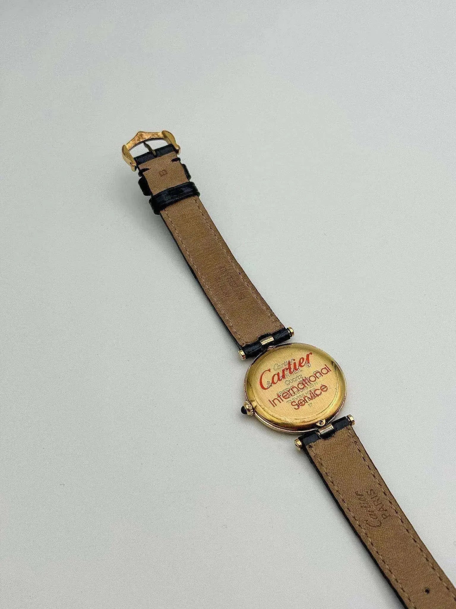 Cartier - Vendome Must Vermeil Lapis lazuli - 1990s - Atelier Victor - Vintage  Shop