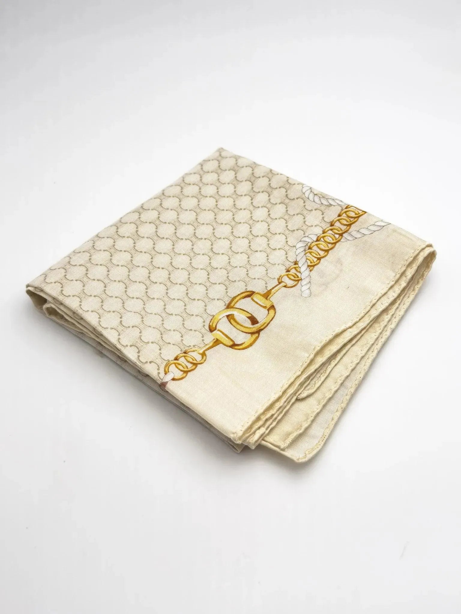 Celine - Bandana Twill de Soie Blanc - Atelier Victor - Vintage  Shop