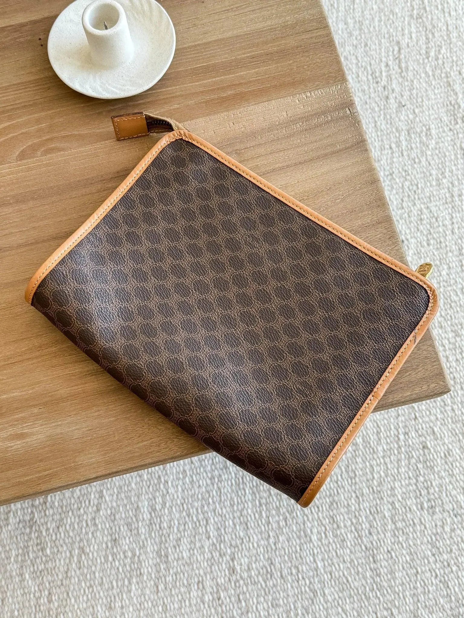 Celine - Pochette Toile Triomphe - Atelier Victor Paris - Vintage Watch Shop Dubai