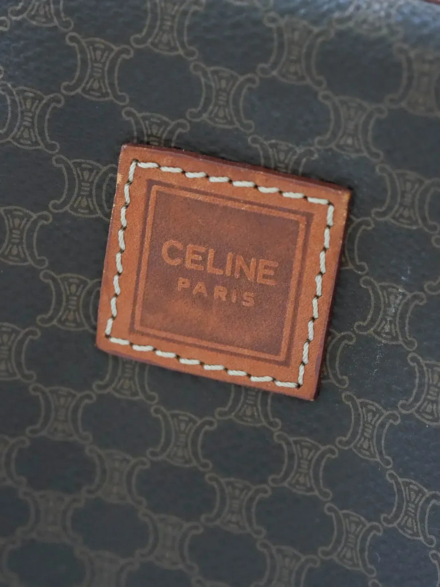Celine - Pouch vintage leather Triomphe