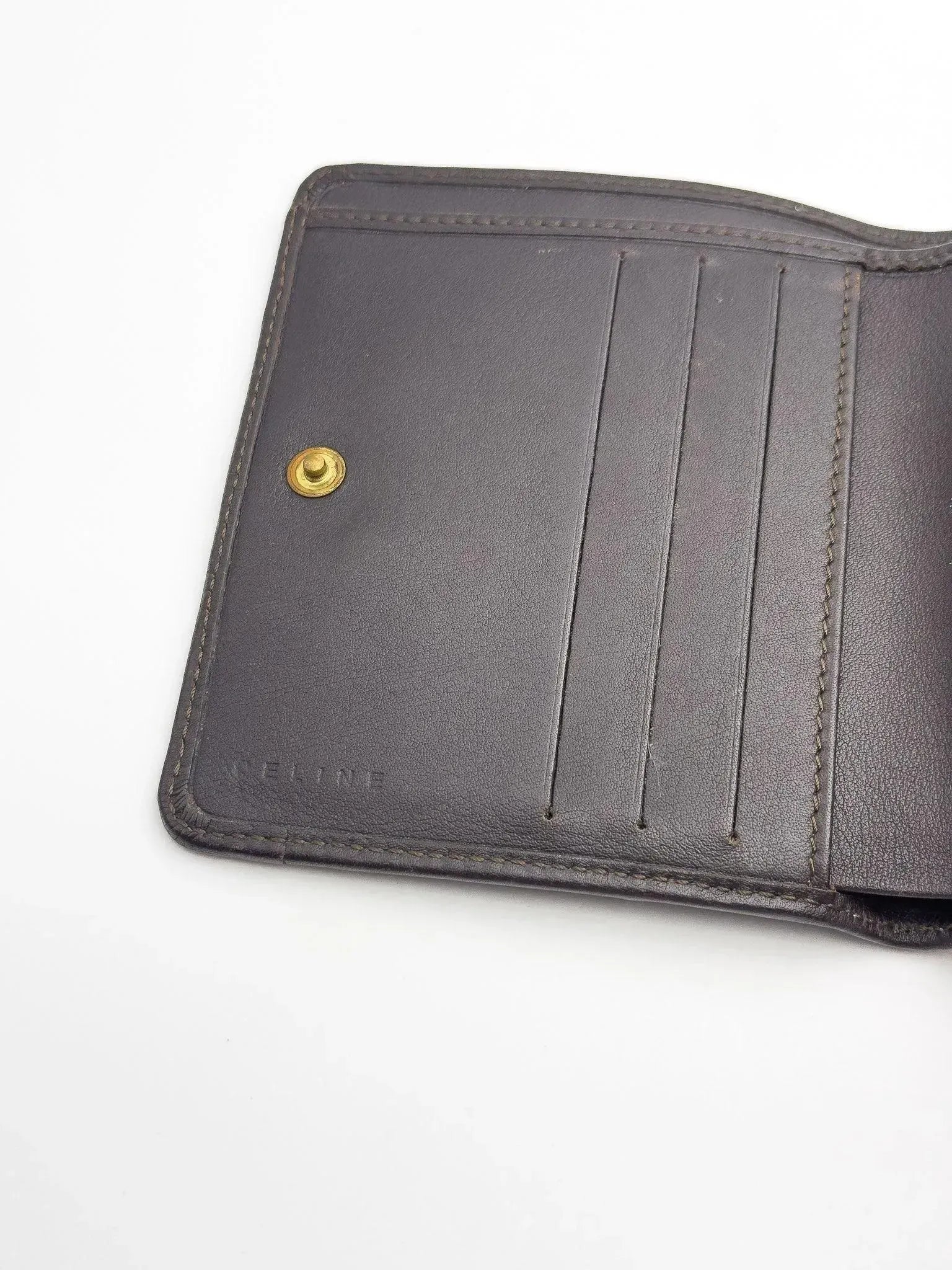 Celine - Portefeuille toile kaki - Atelier Victor