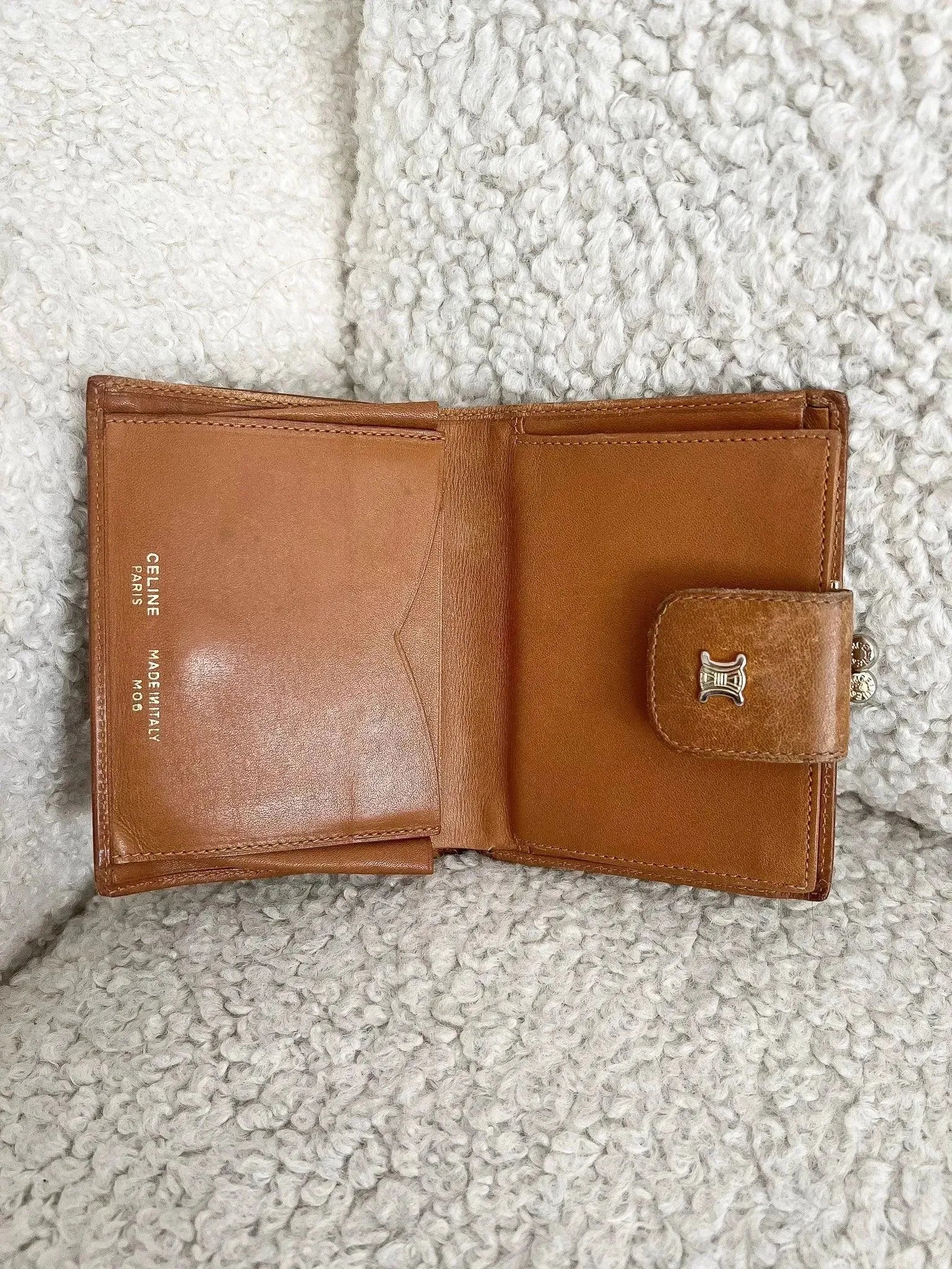 Celine - Portefeuille Triomphe Marron - Atelier Victor - Vintage  Shop
