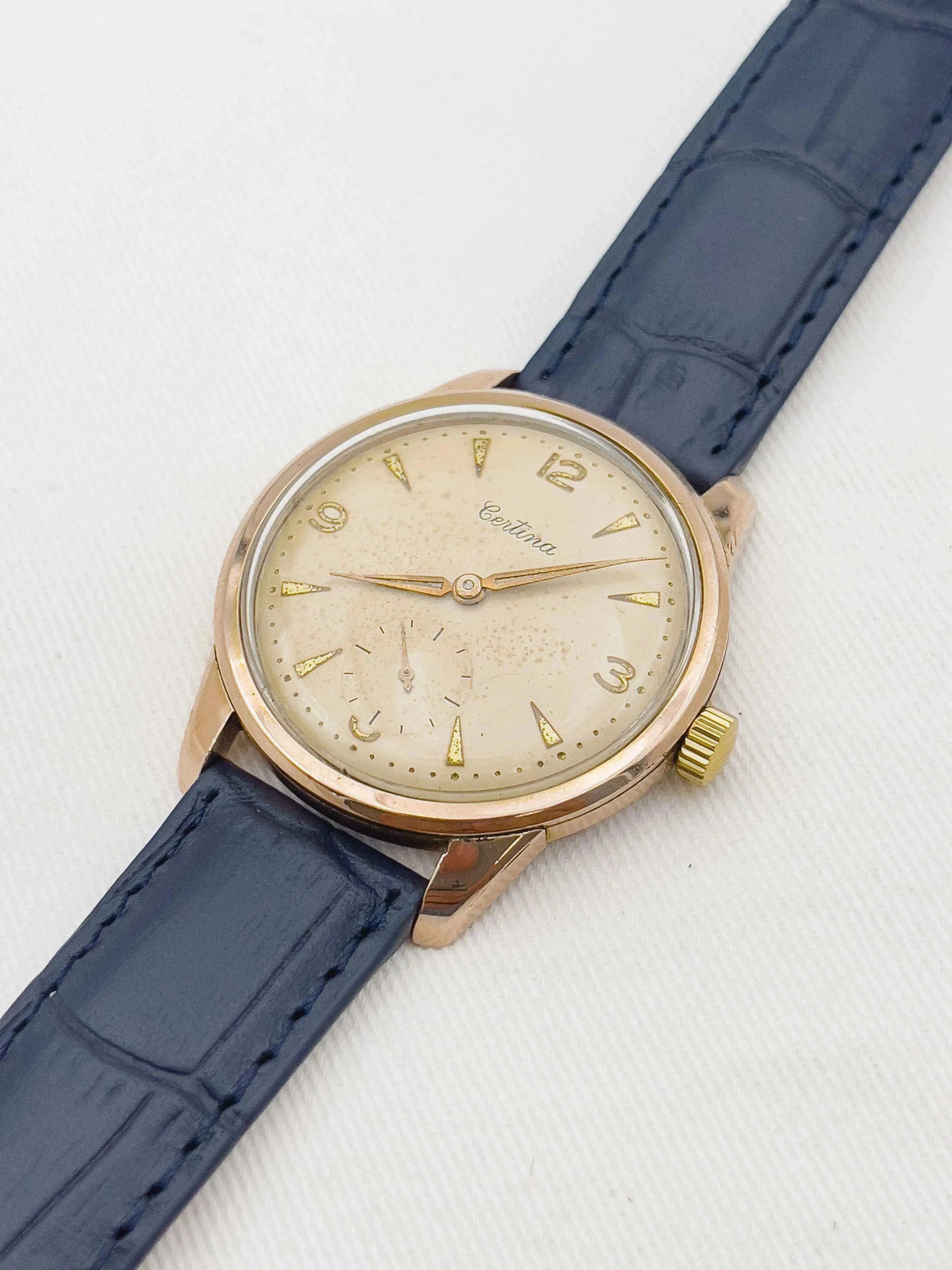 Certina - Calatrava Oversized Plaqué or - 1960s - Atelier Victor Paris - Vintage Watch Shop Dubai