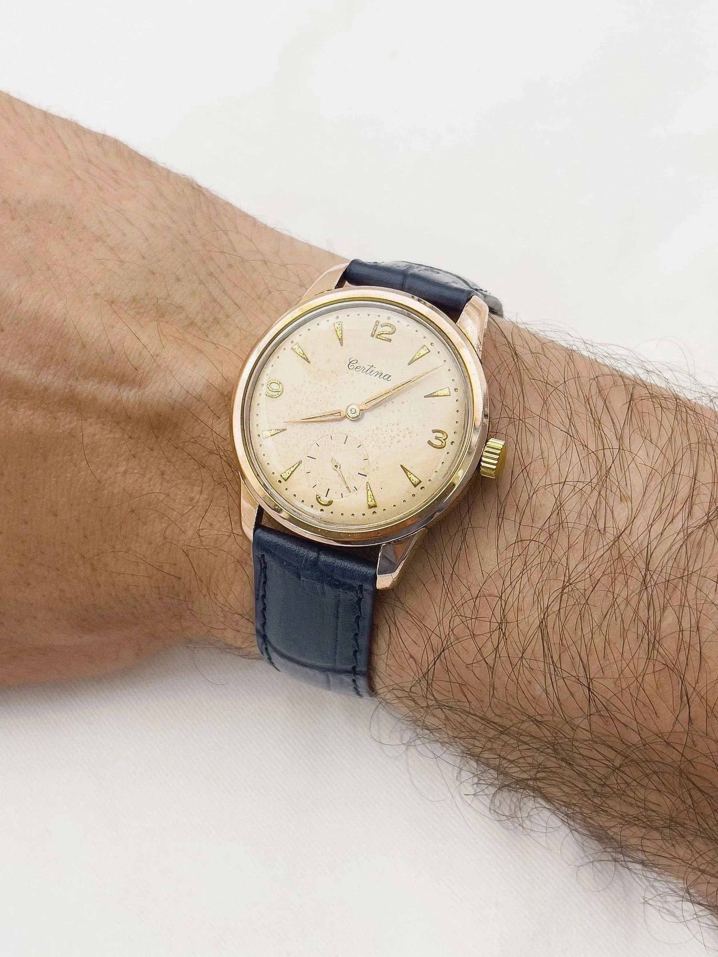 Certina - Calatrava Oversized Plaqué or - 1960s - Atelier Victor Paris - Vintage Watch Shop Dubai