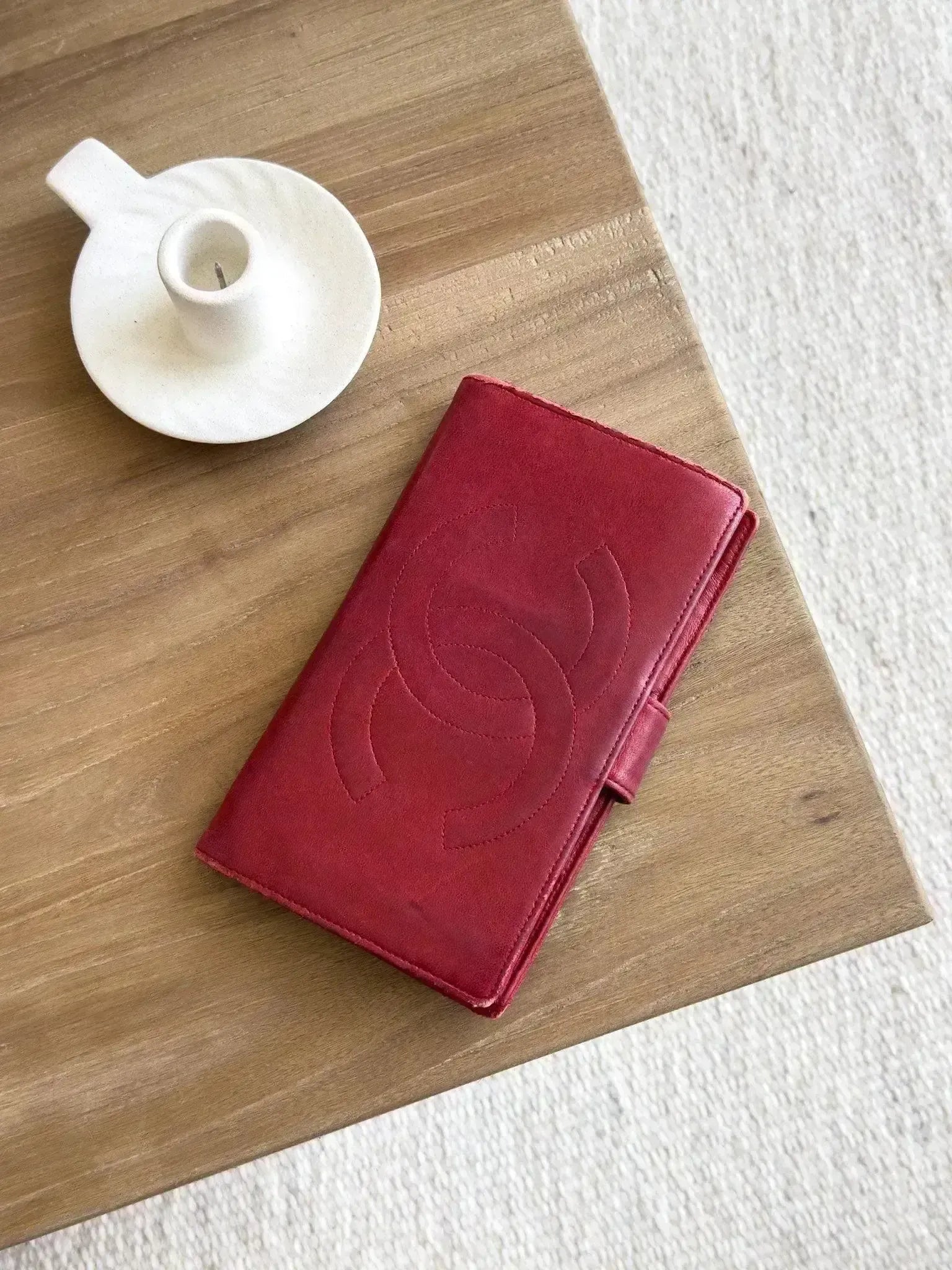 Chanel - Great Wallet Red