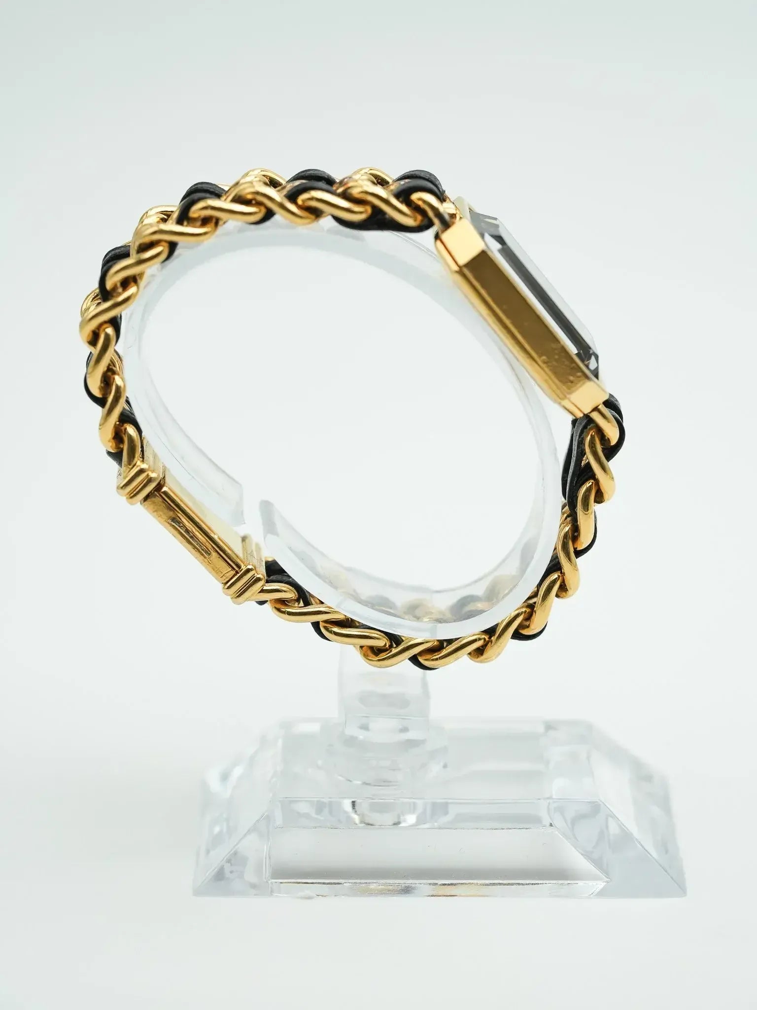 Chanel - First Size M Golden and Leather - 1990s