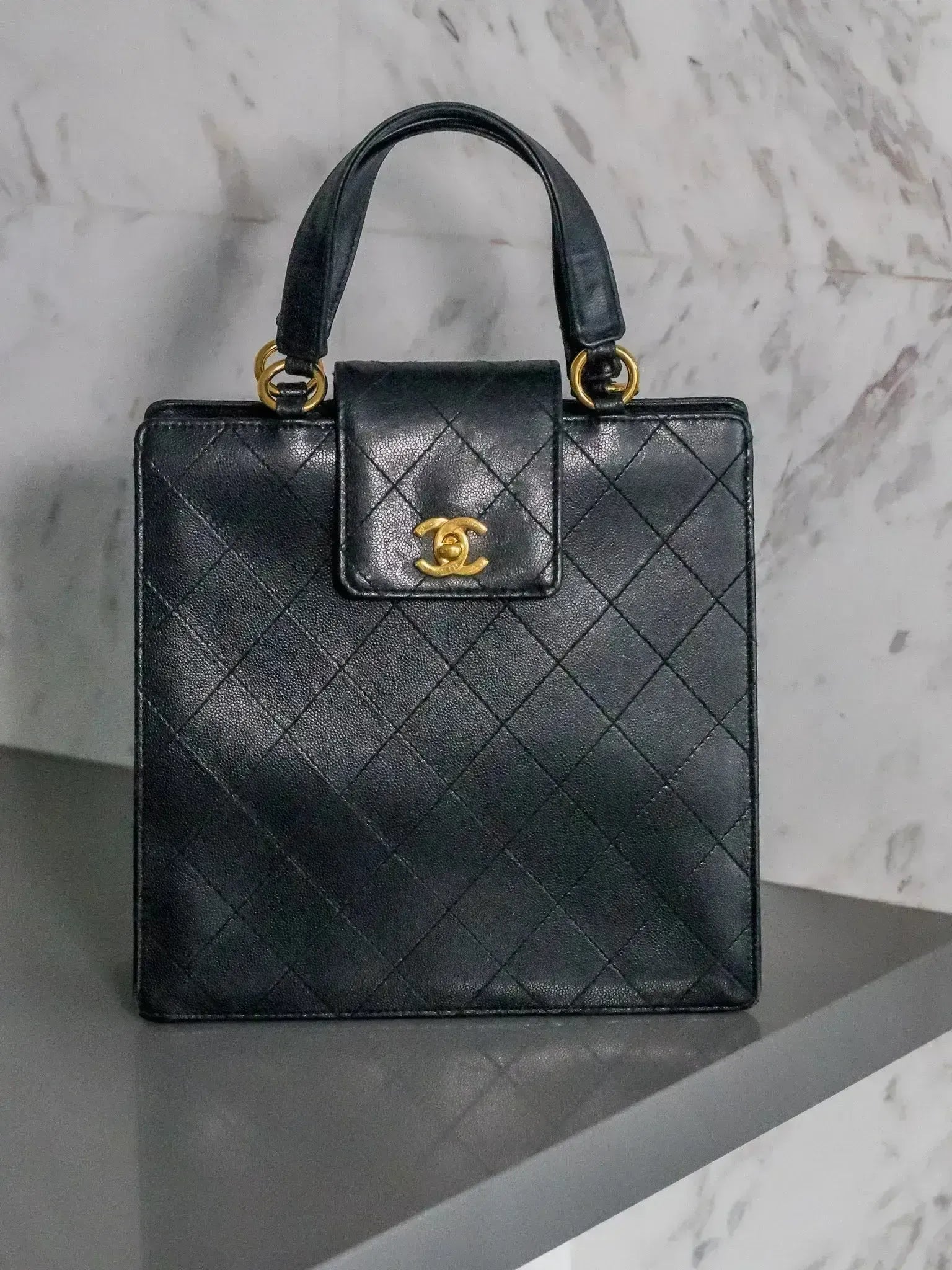 Chanel - Quilted leather handbag