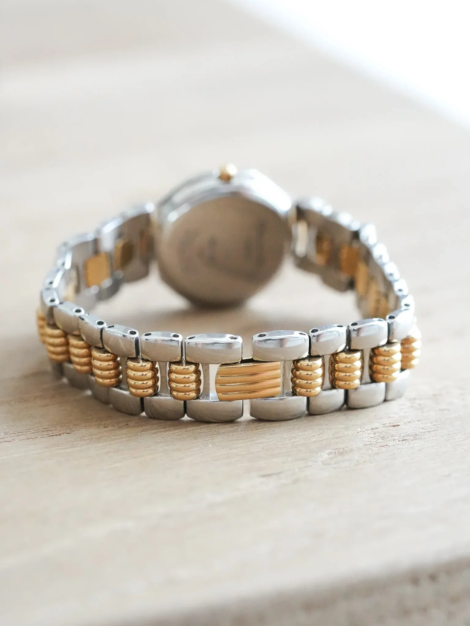 Christian Dior - Octogonale Acier Or Cadran Gris - 1990s - Atelier Victor