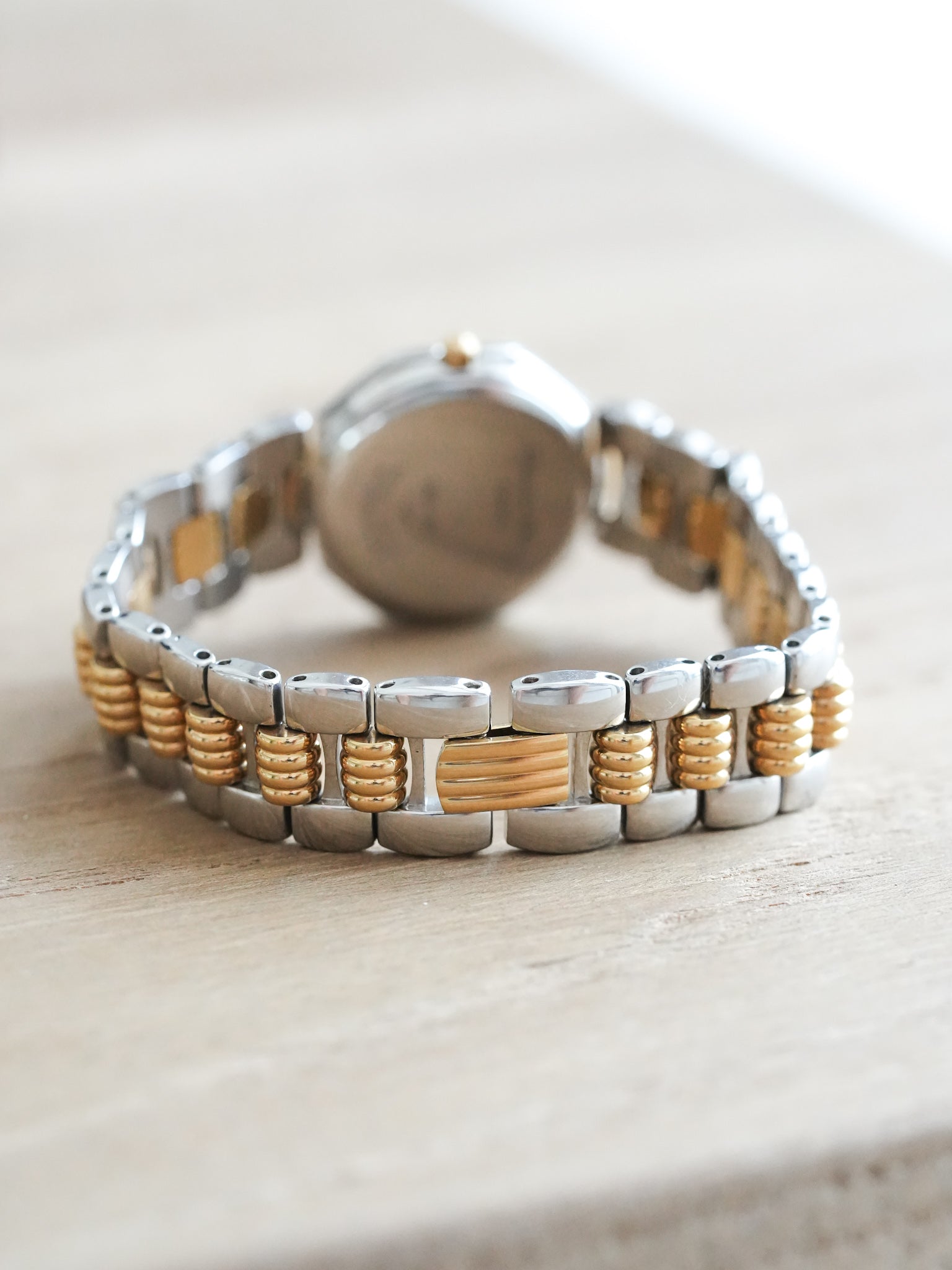 Christian Dior - Octogonale Acier Or Cadran Gris - 1990s - Atelier Victor Paris - Vintage Watch Shop Dubai