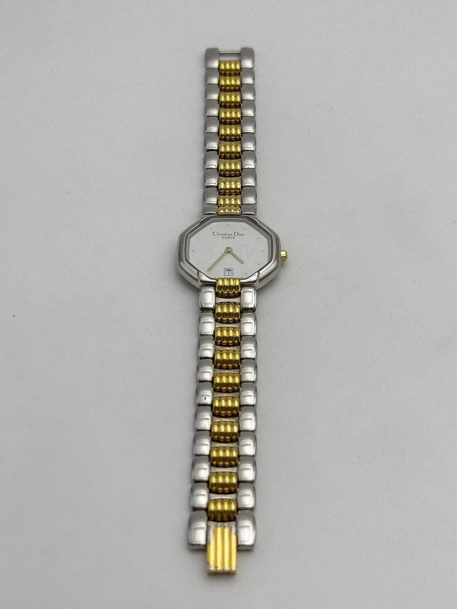 Christian Dior Paris - Octogonal Acier Or - 1990s - Atelier Victor