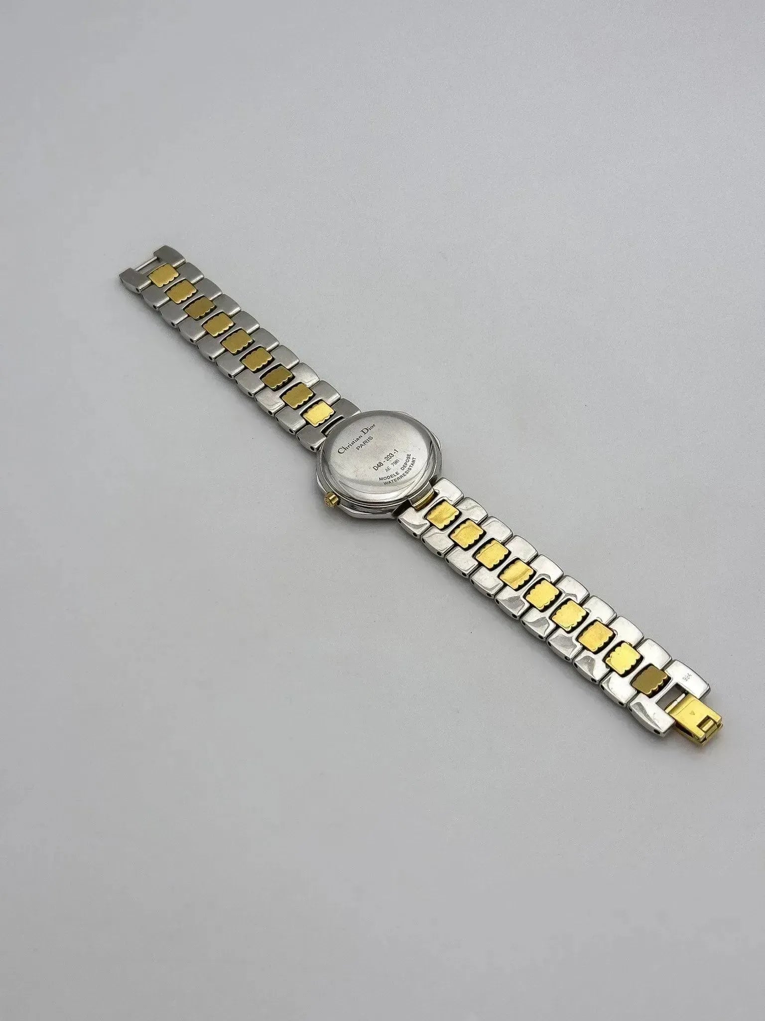 Christian Dior Paris - Octogonal Acier Or - 1990s - Atelier Victor