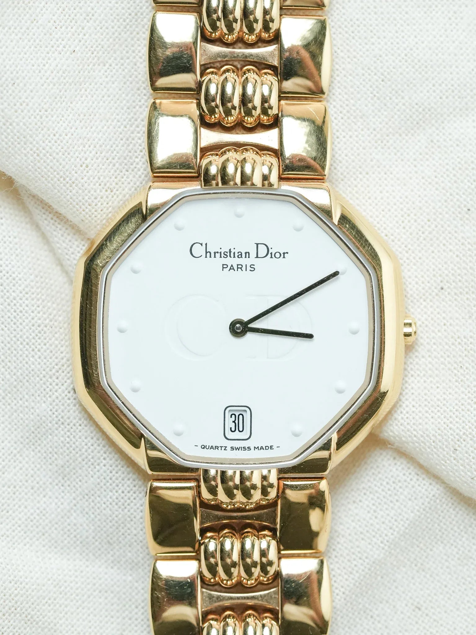 Christian Dior Paris - Octogonal Or 32mm - 1990s - Atelier Victor - Vintage  Shop