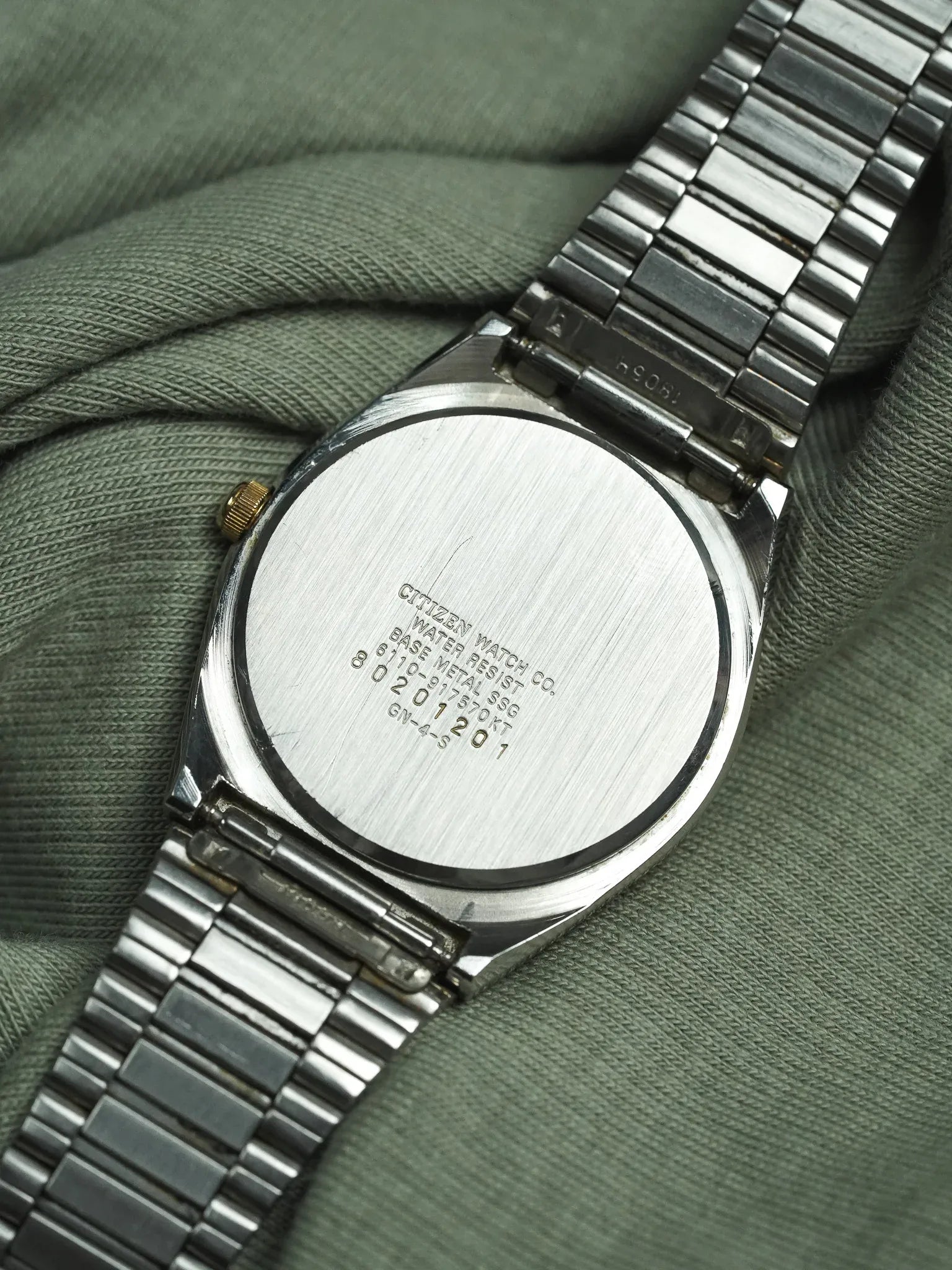 Citizen - Acier Or Bracelet Acier d'origine - 1998 - Atelier Victor