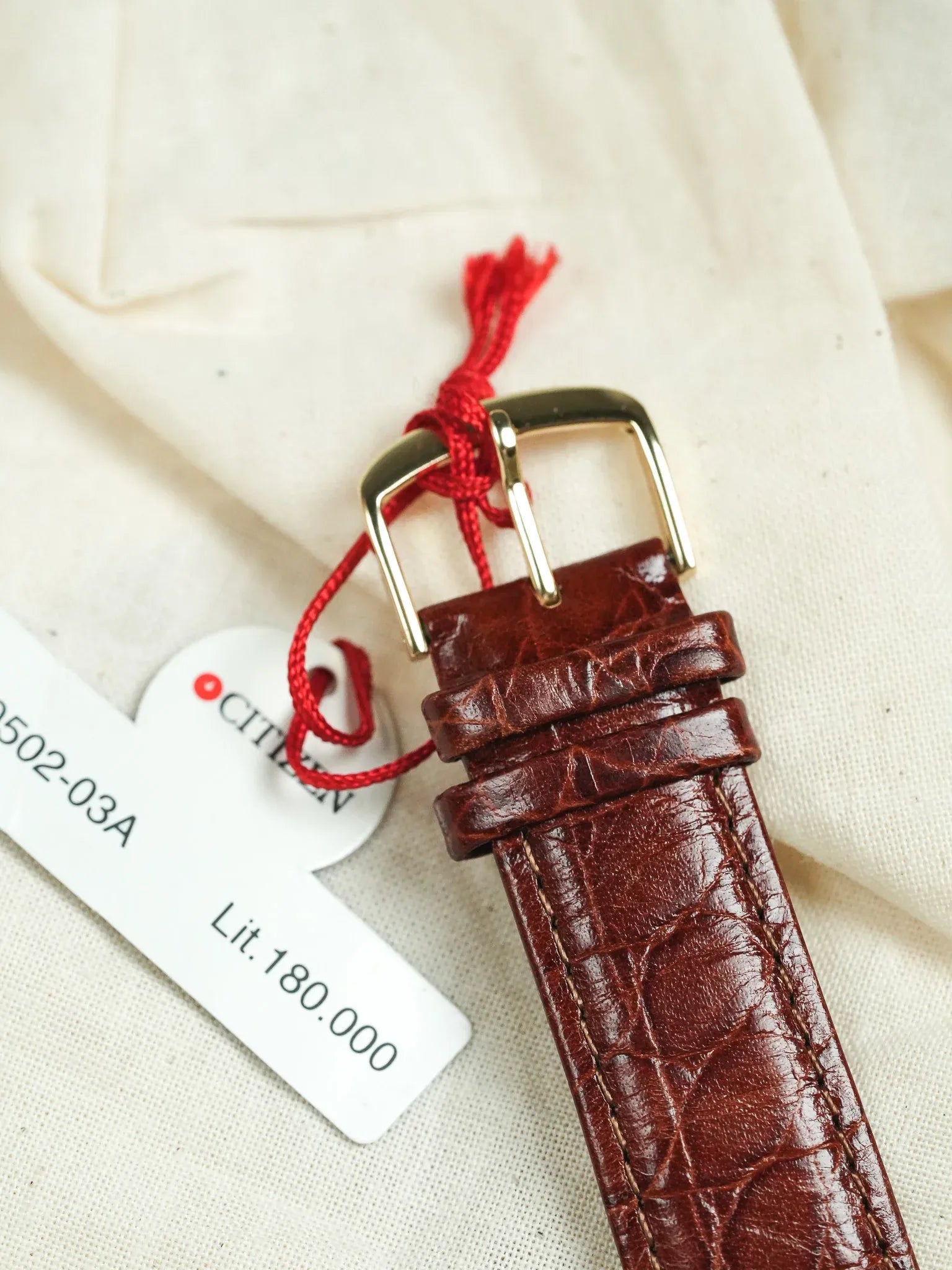 Citizen - Chronographe Plaqué Or Date - NOS - 1990s - Atelier Victor