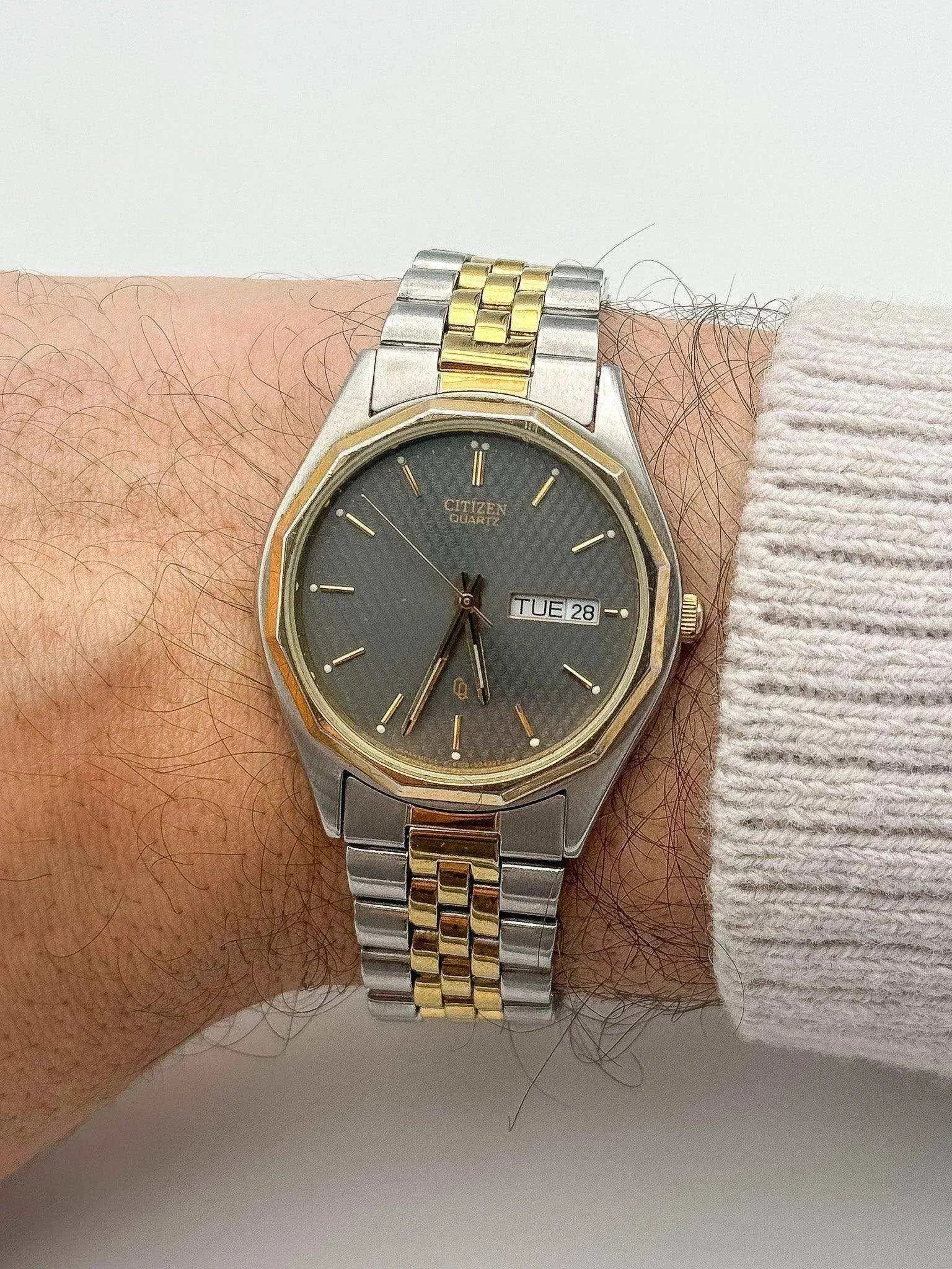 Citizen - Datejust écaille - 1989 - Atelier Victor Paris - Vintage Watch Shop Dubai