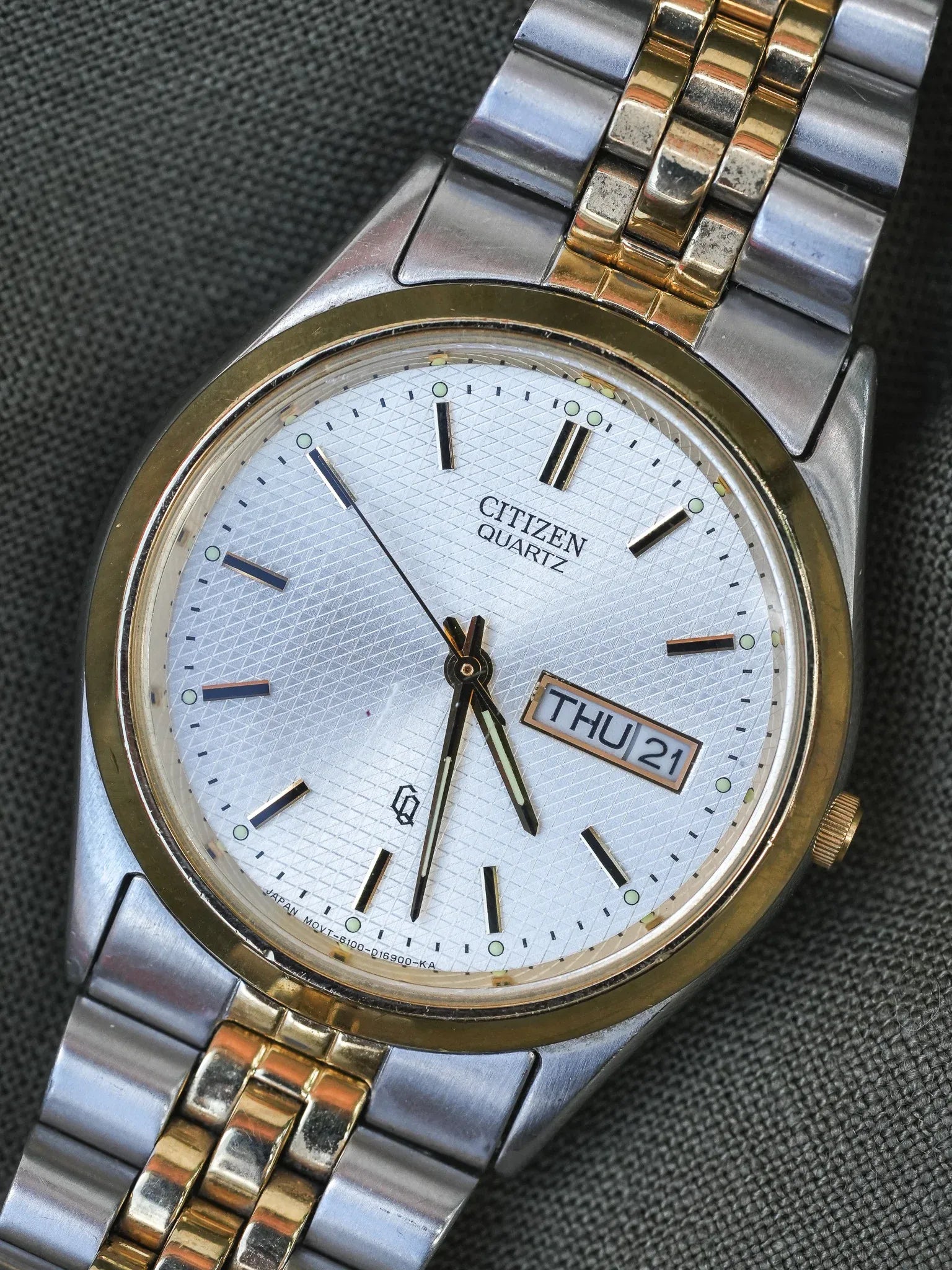 Citizen - Daydate Jubilee Acier OR - 1990s - Atelier Victor