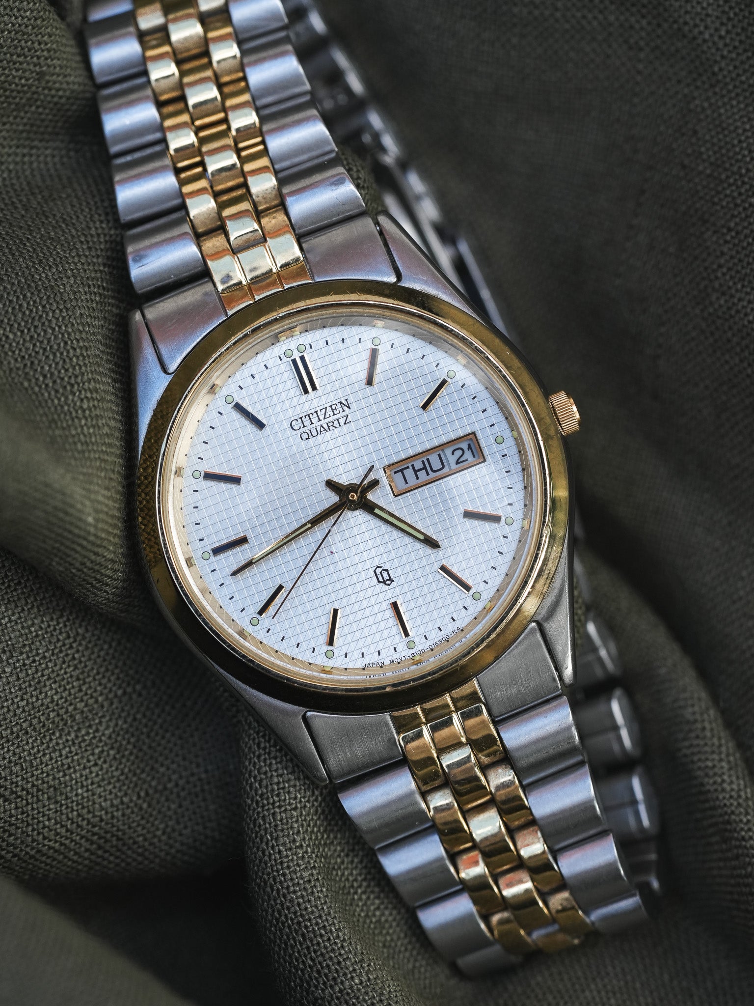 Citizen - Daydate Jubilee Acier OR - 1990s - Atelier Victor - Vintage  Shop