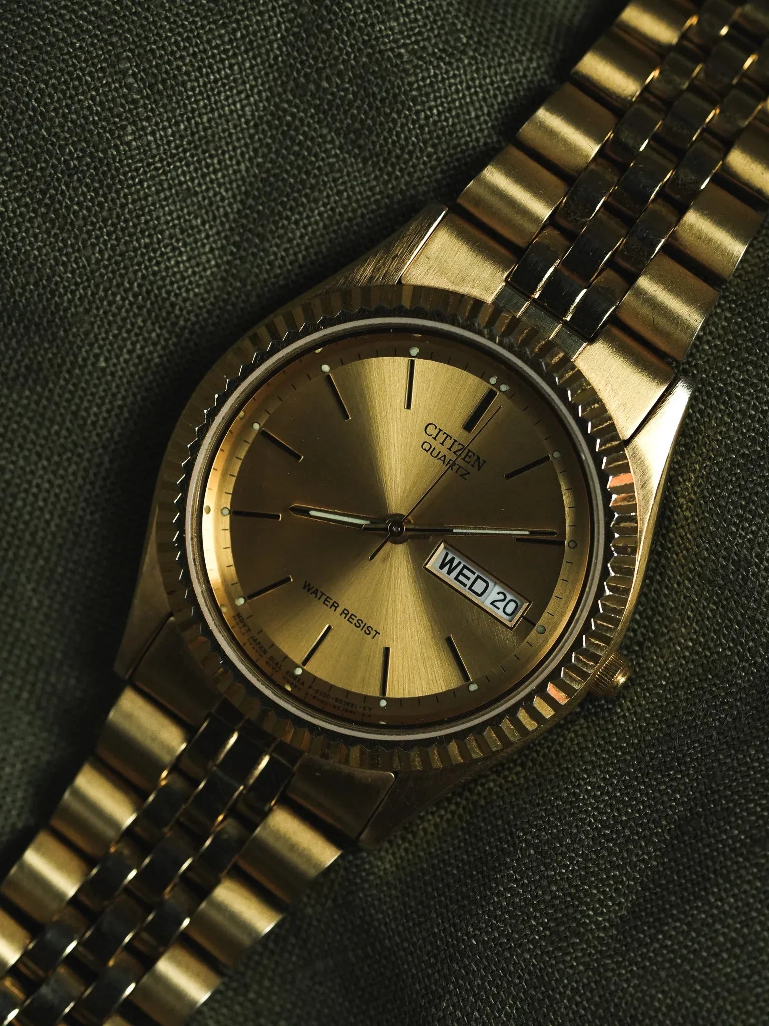 Citizen - Daydate Jubilee Cannelé Plaqué or - 1976 - Atelier Victor