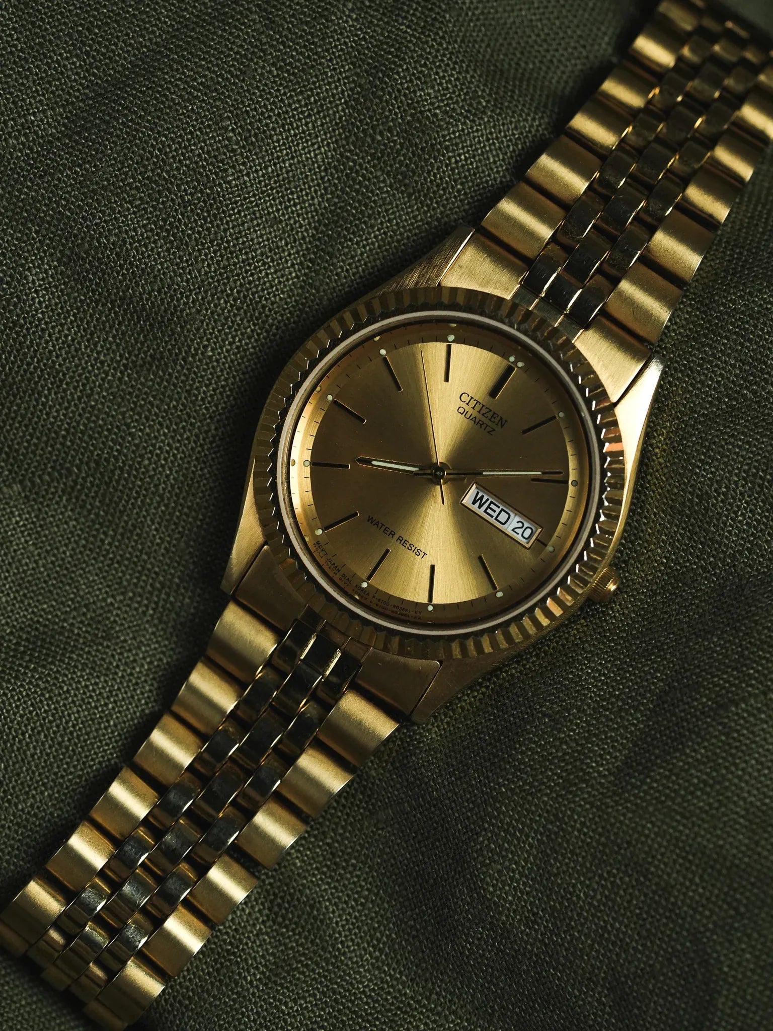 Citizen - Daydate Jubilee Cannelé Plaqué or - 1976 - Atelier Victor