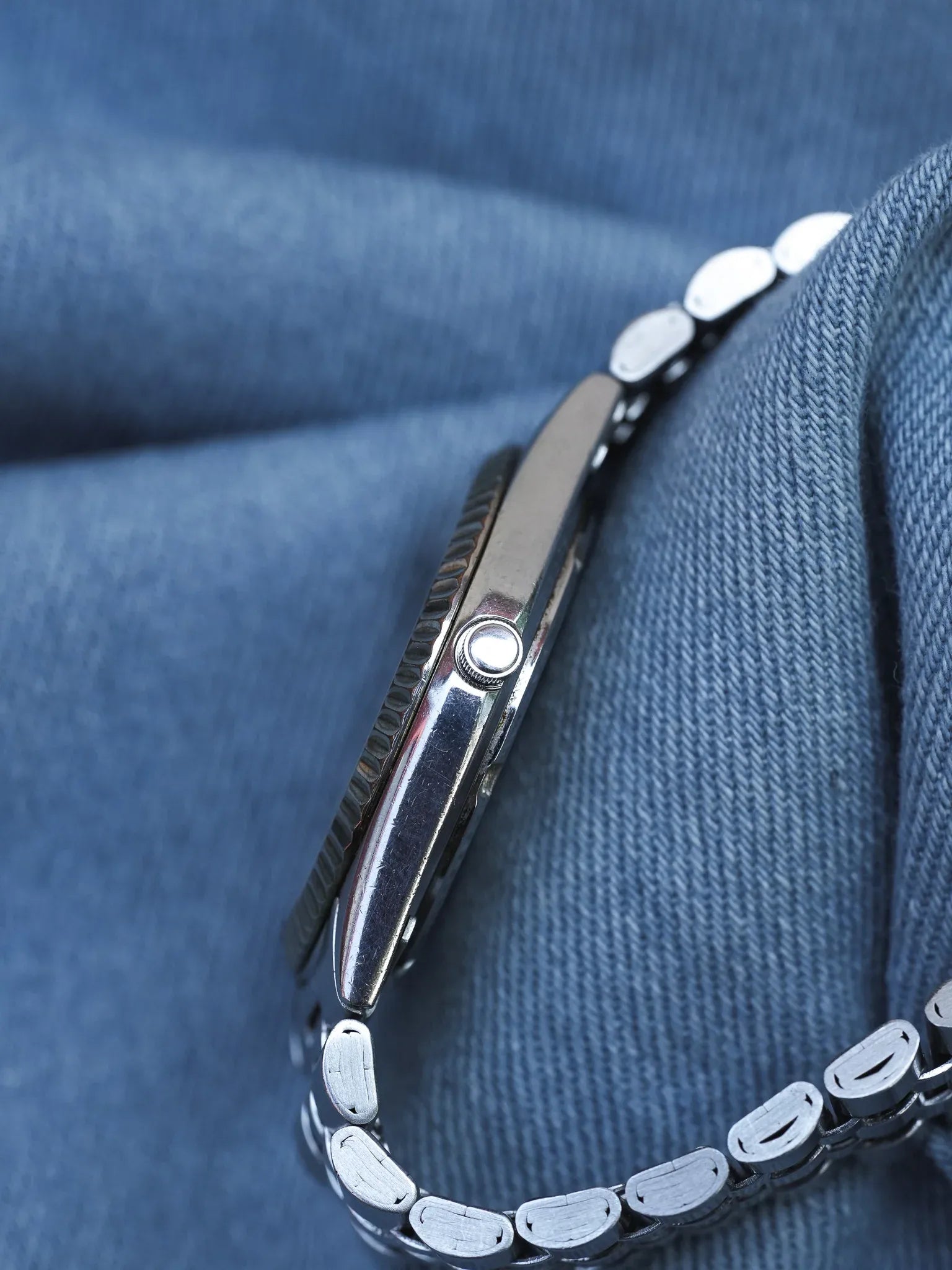 Citizen - Daydate Kanji Jubilee Cannelé Acier Cadran gris - 1989 - Atelier Victor - Vintage  Shop