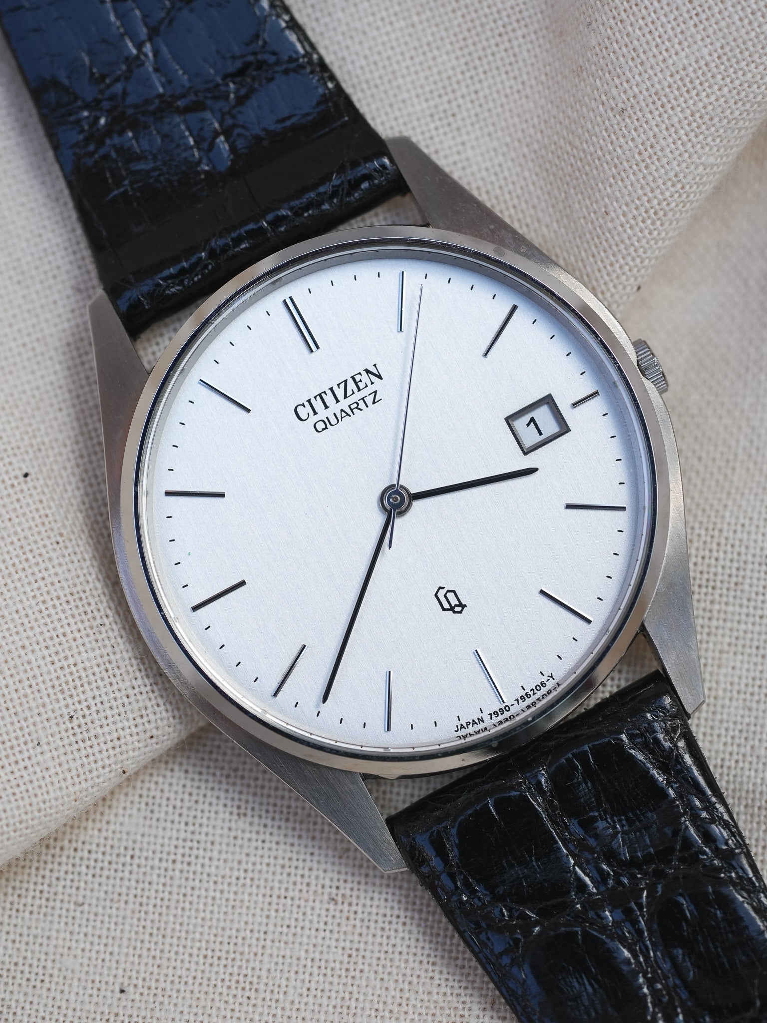 Citizen - dress watch slim acier date - NOS - 1989 - Atelier Victor - Vintage  Shop