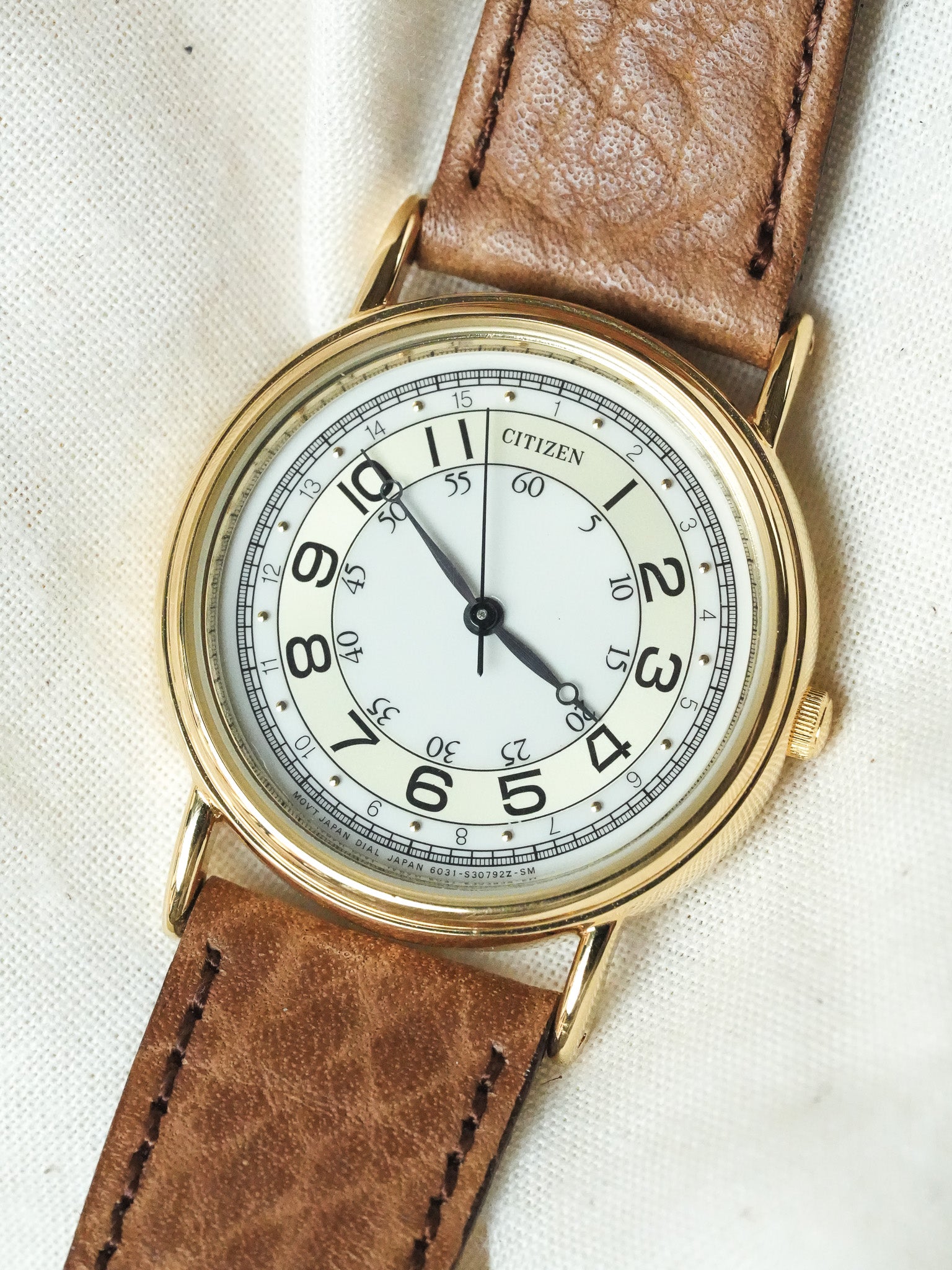 Citizen - Index double Plaqué or - NOS - 1988 - Atelier Victor - Vintage  Shop