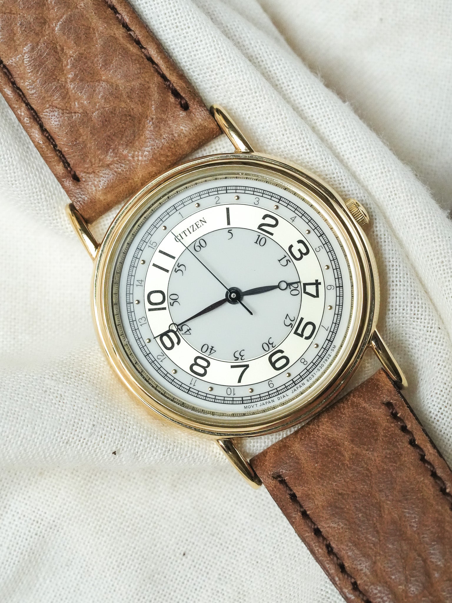 Citizen - Index double Plaqué or - NOS - 1988 - Atelier Victor - Vintage  Shop