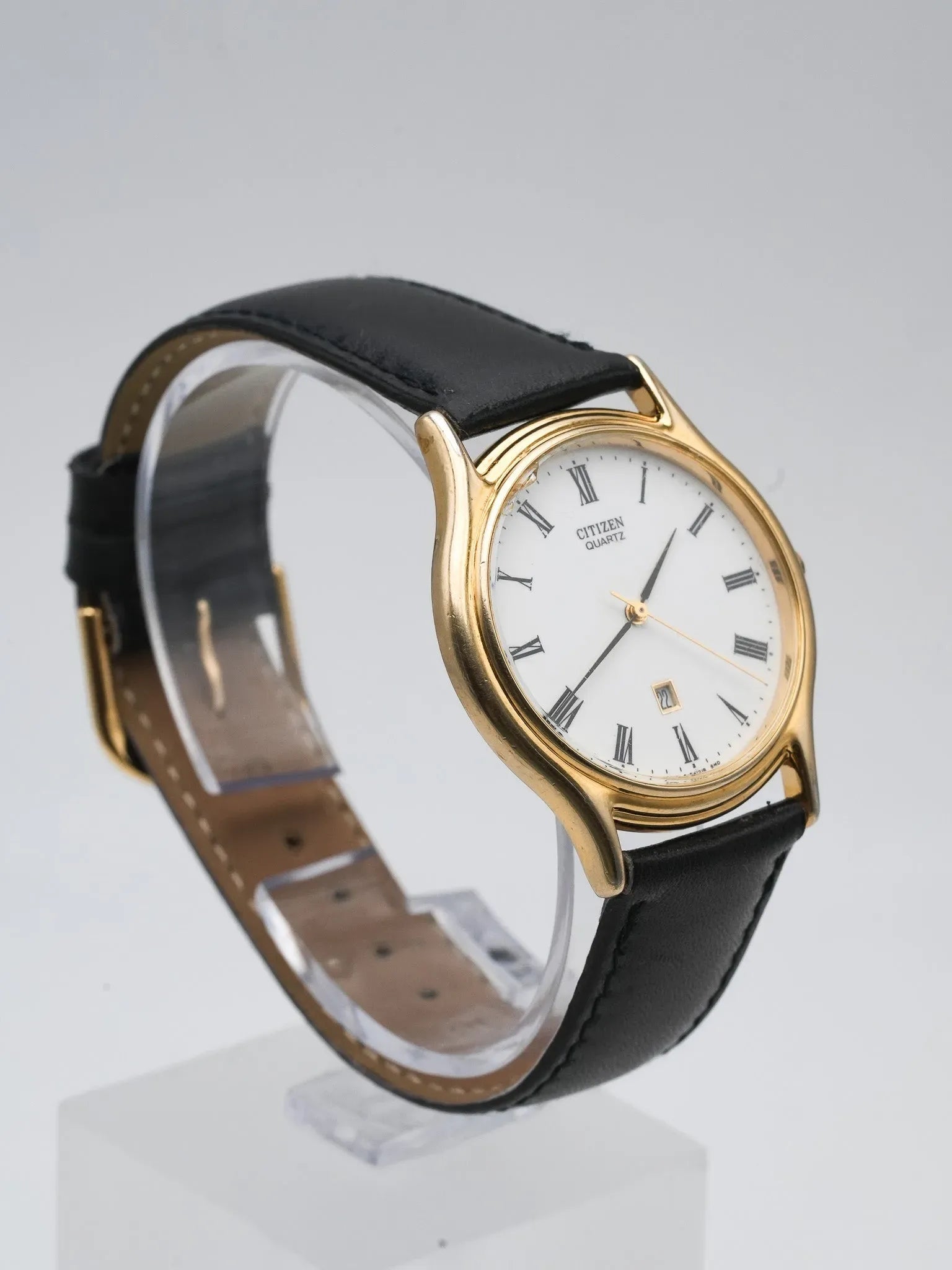 Citizen - Plaqué Or Romain Date 6h - 1990s - Atelier Victor