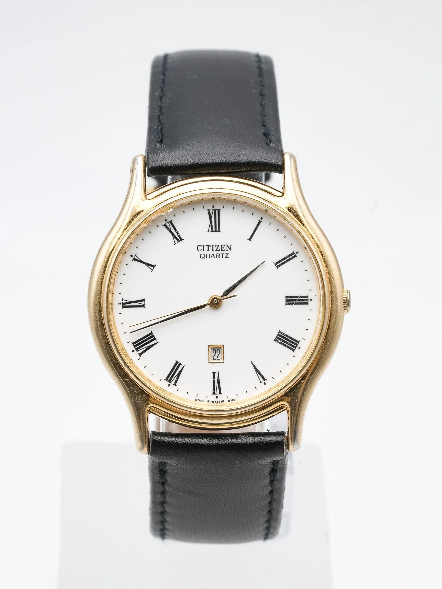 Citizen - Plaqué Or Romain Date 6h - 1990s - Atelier Victor - Vintage  Shop