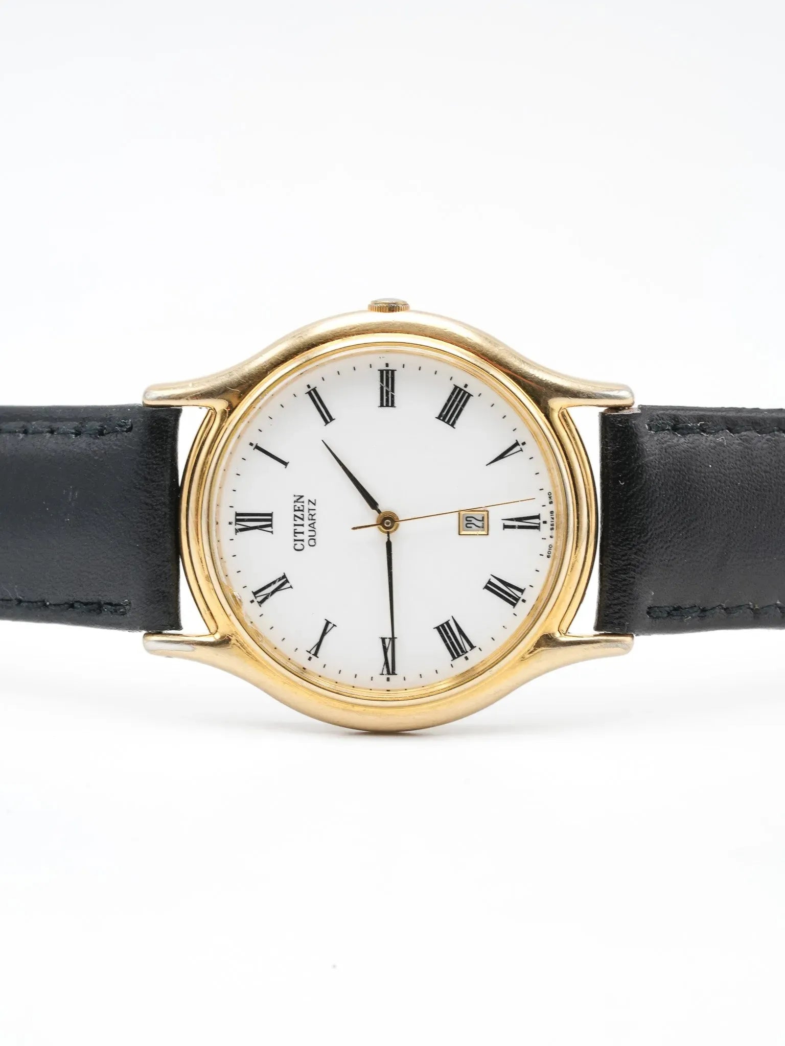 Citizen - Plaqué Or Romain Date 6h - 1990s - Atelier Victor - Vintage  Shop