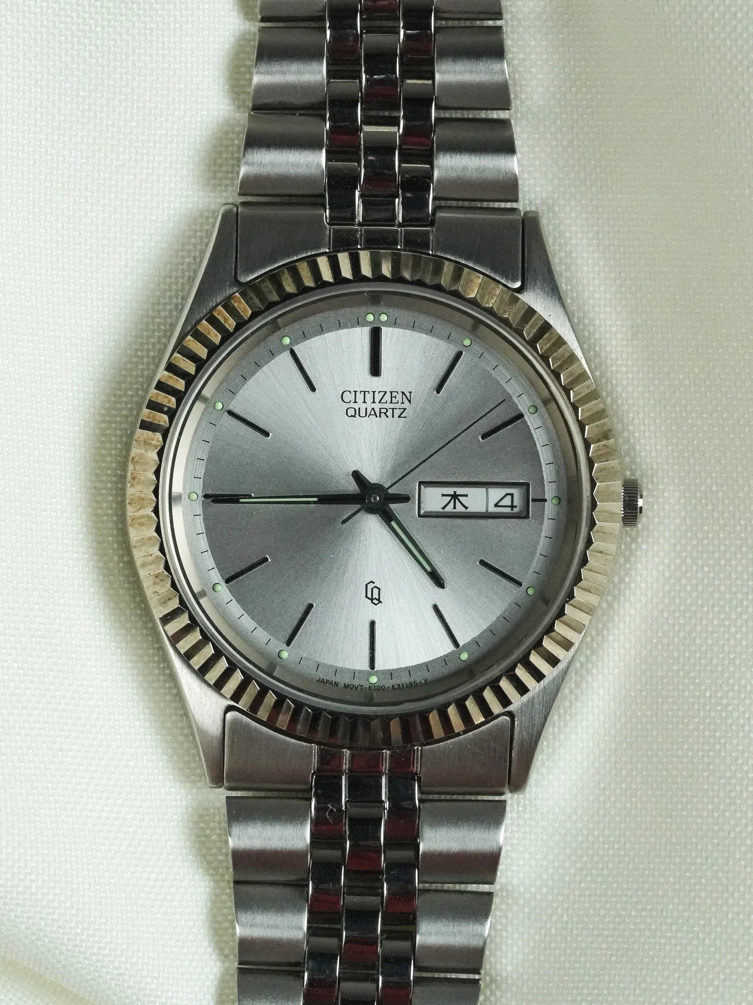Citizen - President Daydate Kanji Acier - 1990s - Atelier Victor - Vintage  Shop