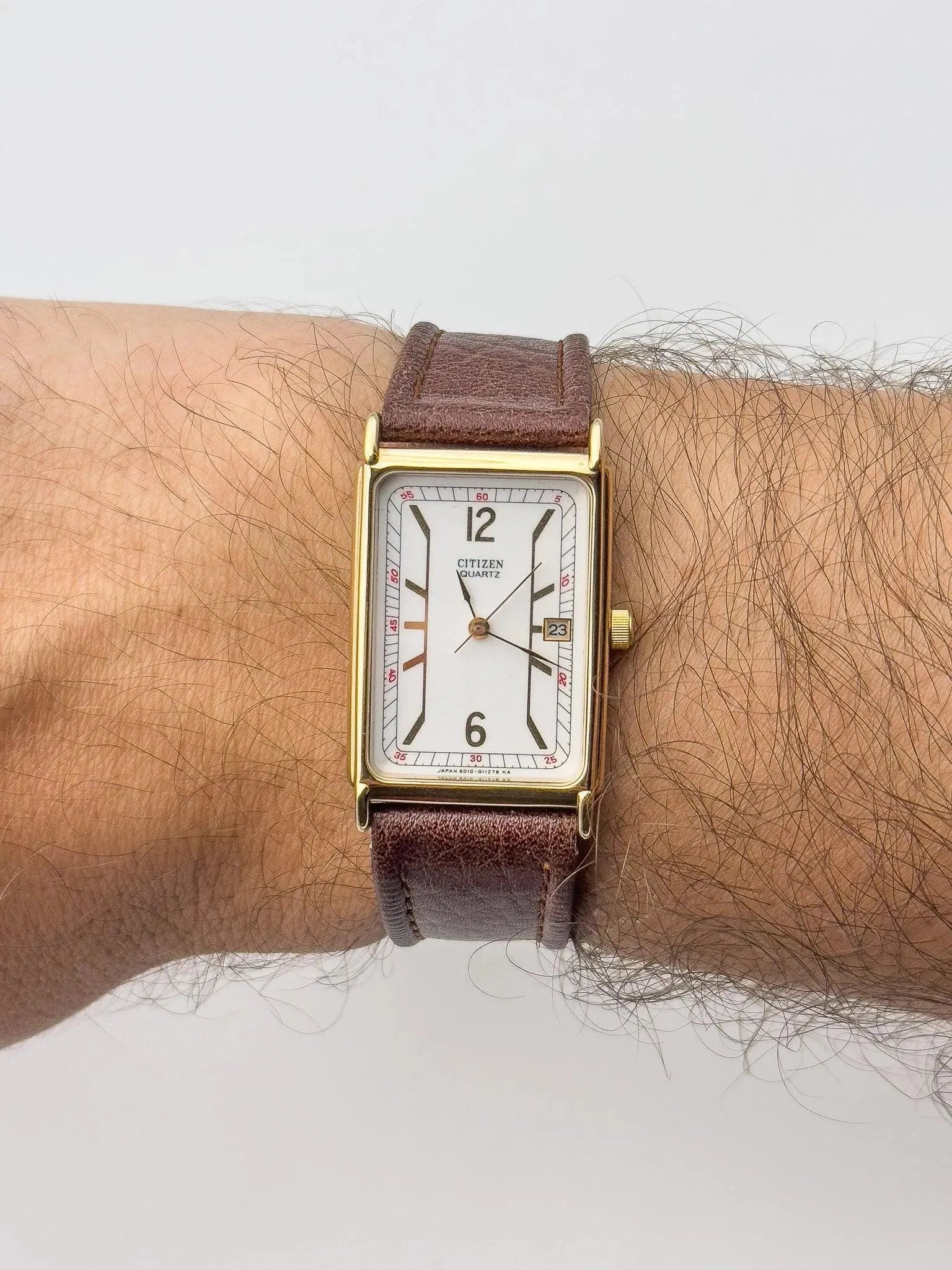 Citizen - Tank Large - NOS - 1990s - Atelier Victor Paris - Vintage Watch Shop Dubai