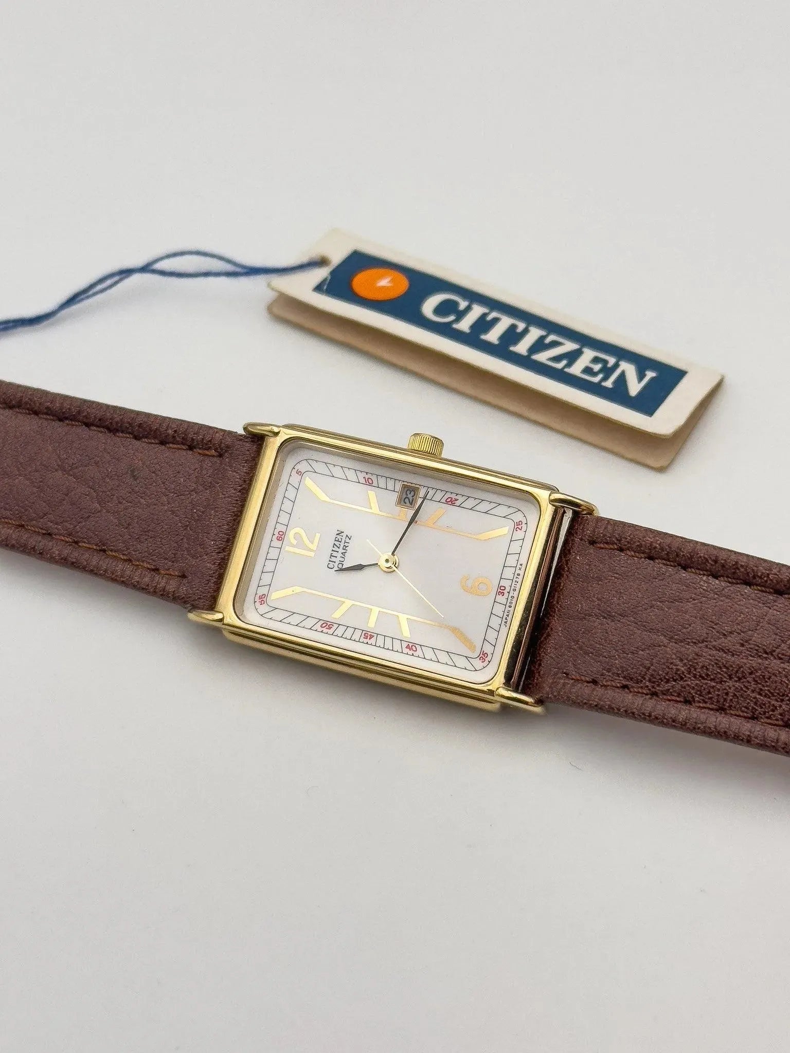 Citizen - Tank Large - NOS - 1990s - Atelier Victor Paris - Vintage Watch Shop Dubai