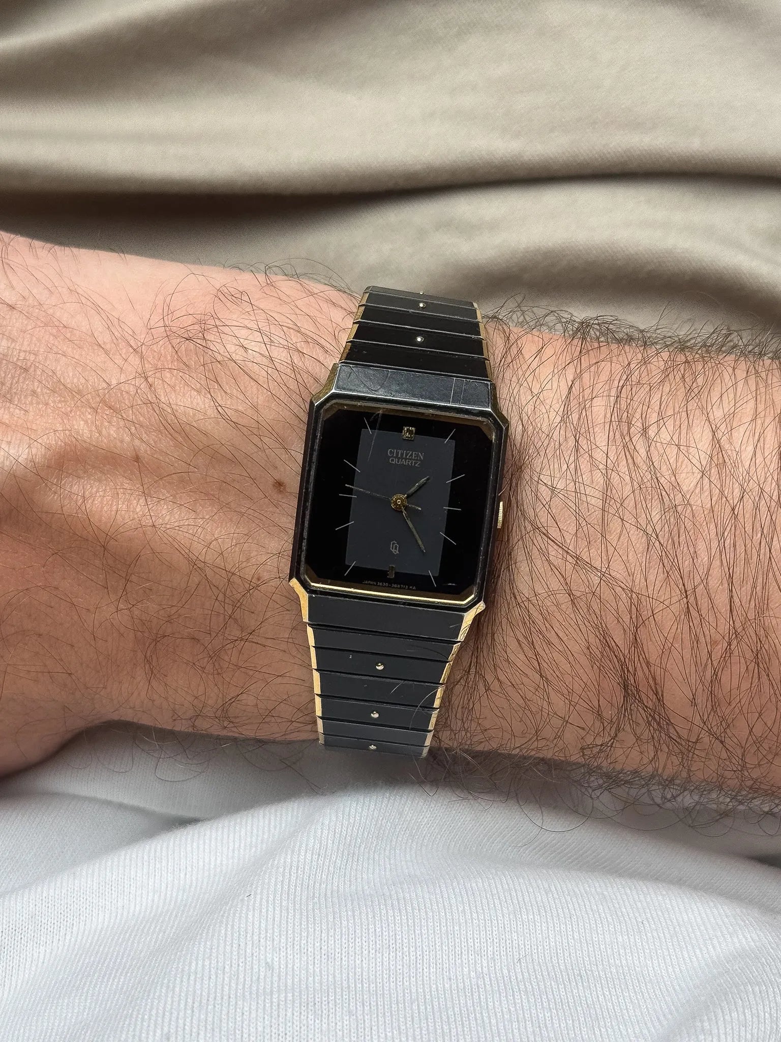 Citizen - Tank PVD noir OR - 1985 - Atelier Victor