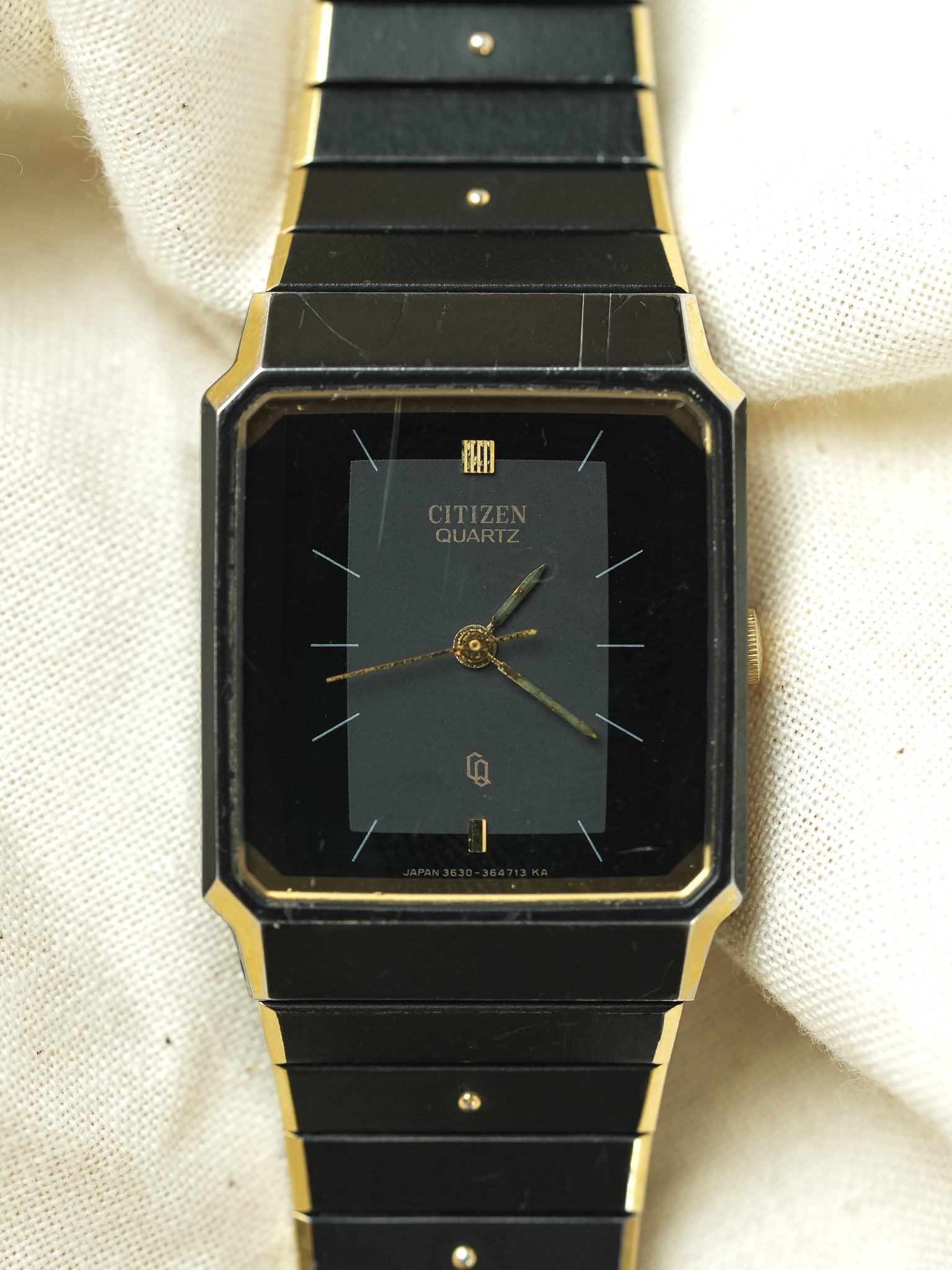 Citizen - Tank PVD noir OR - 1985 - Atelier Victor - Vintage  Shop