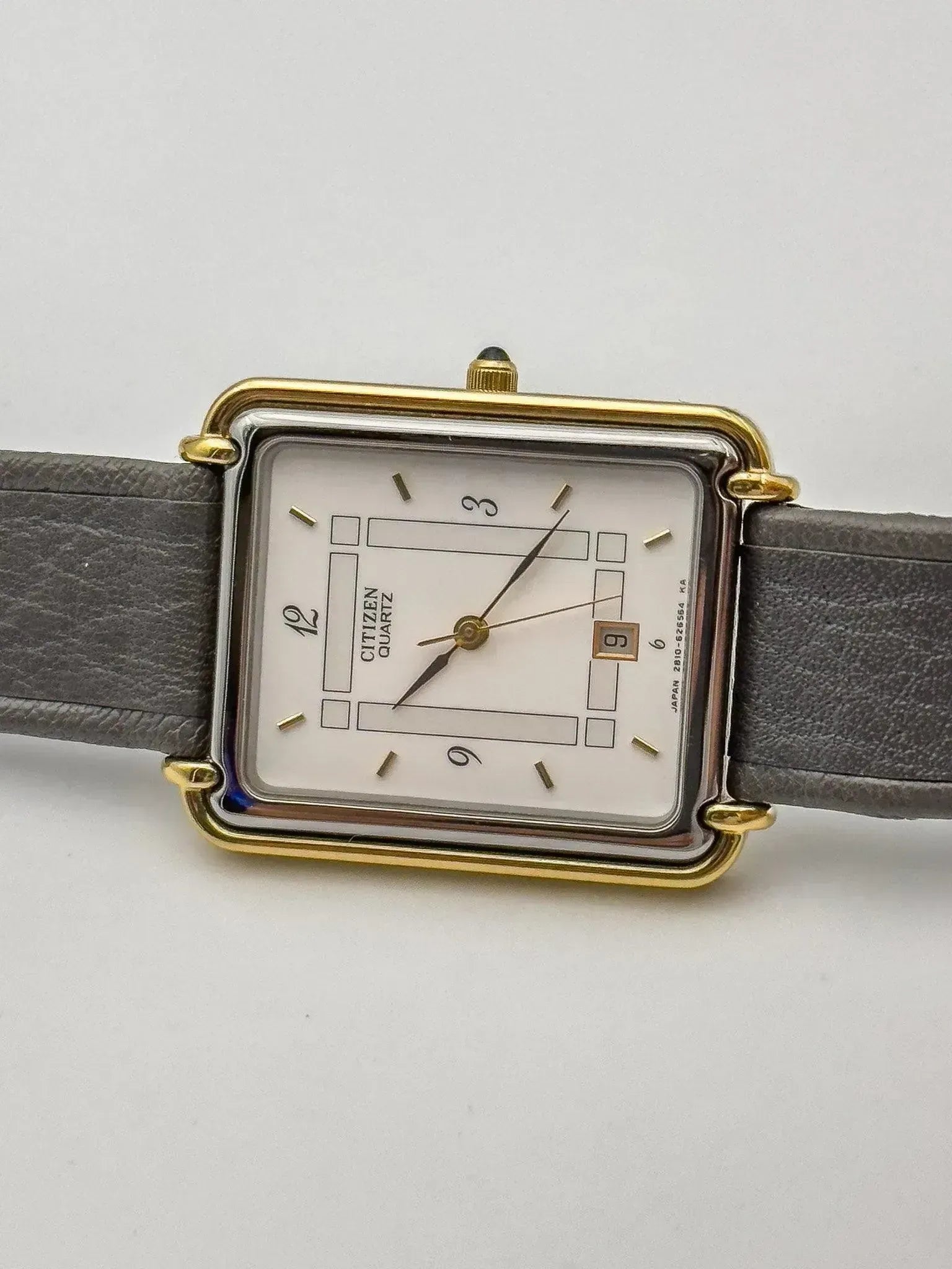 Citizen - Tank PVD Noir Or - boîte - 1990s - Atelier Victor