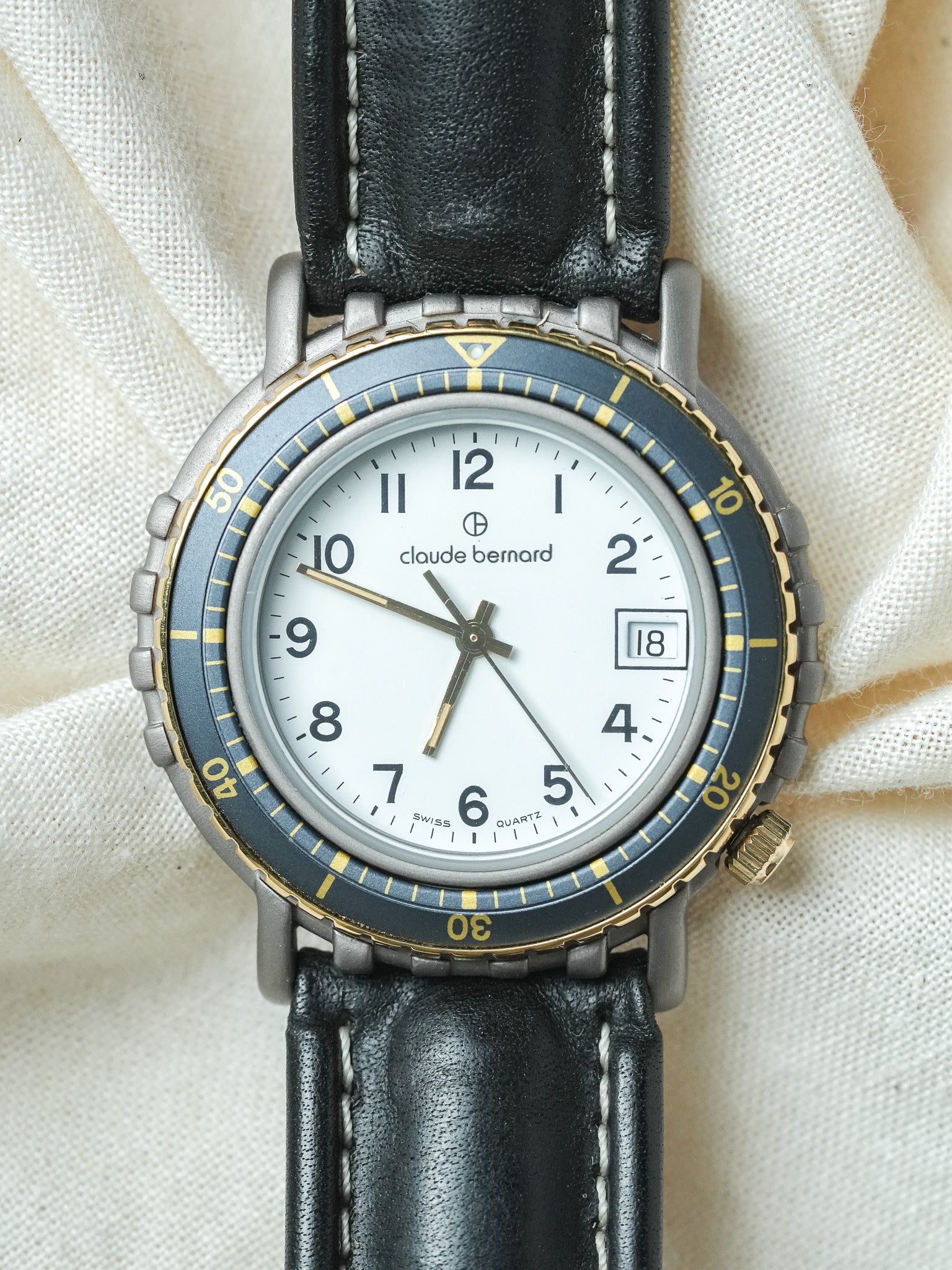 Claude Bernard - Anthracite Lunette Bleu - NOS - 1980s - Atelier Victor - Vintage  Shop