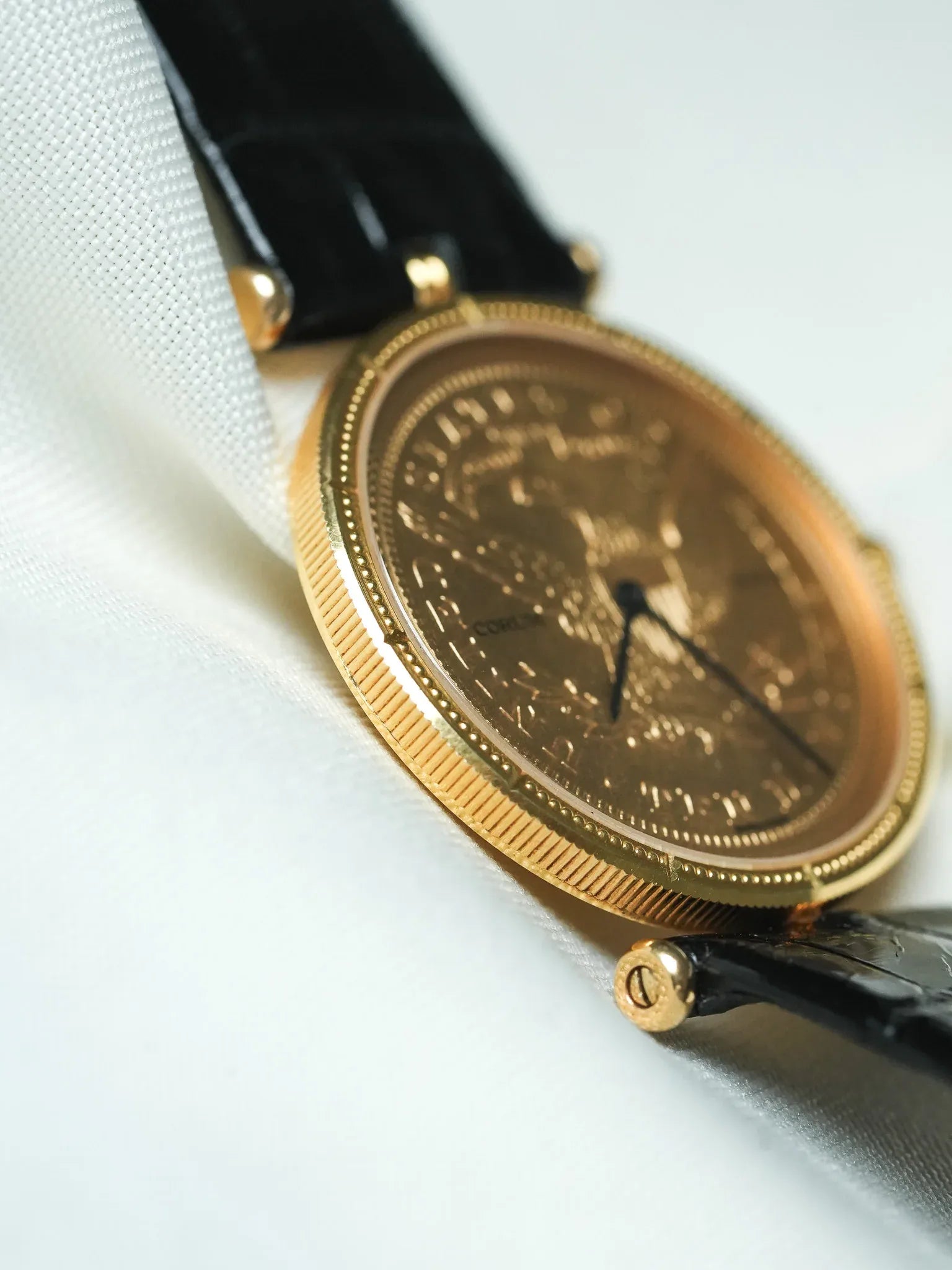 Corum - 18k gold watch piece 1882 10 dollars Eagle Liberty Head - 1990s 