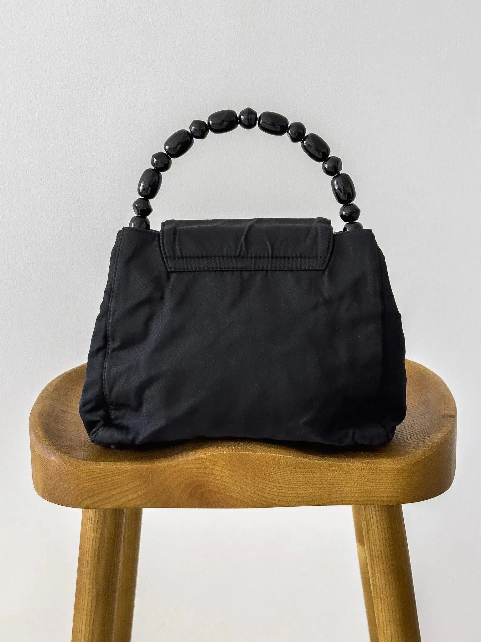 Dior - Sac à main vintage noir perle - Atelier Victor