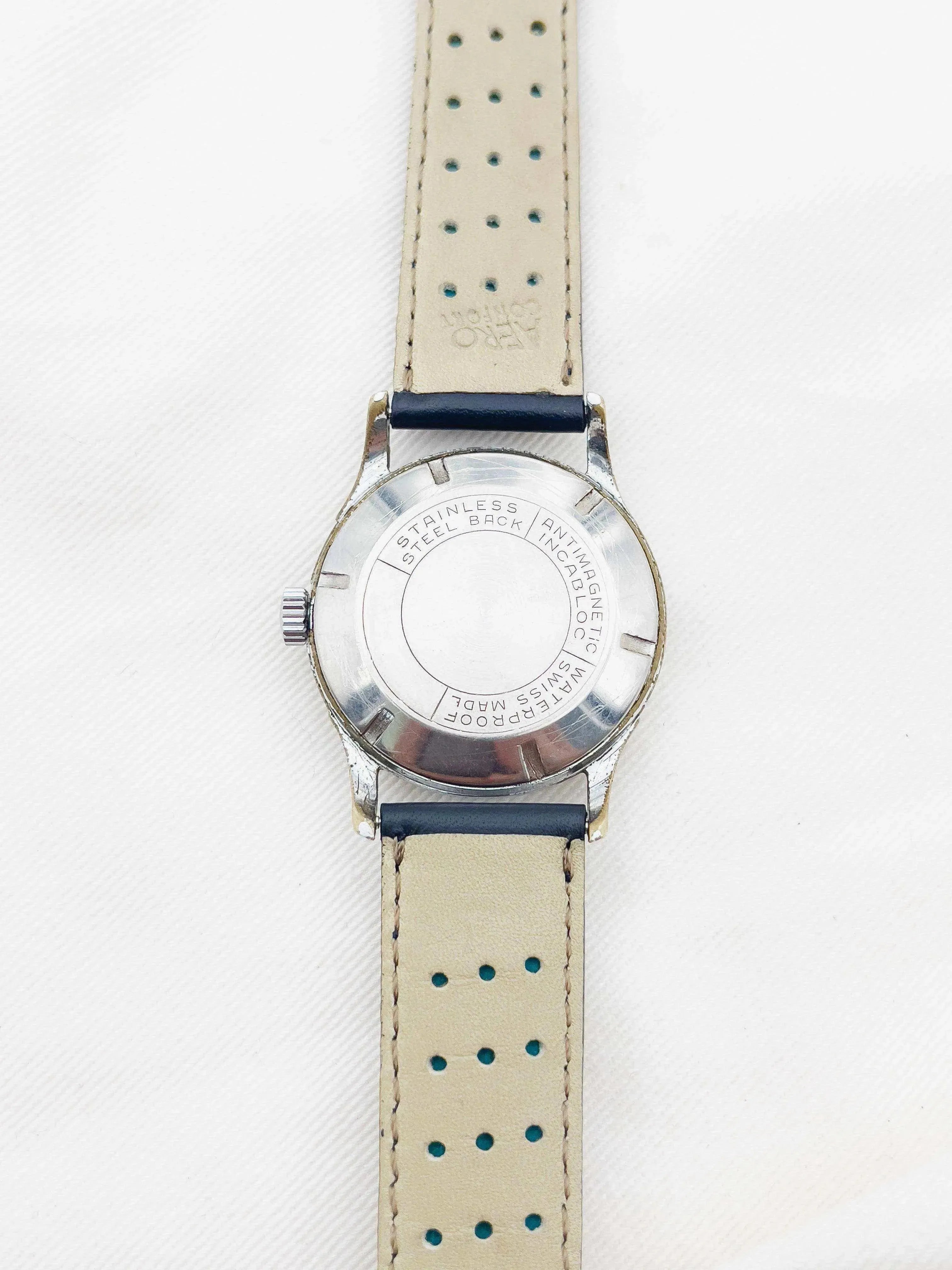 Dreffa Genève - Incabloc Acier Patine - 1950s - Atelier Victor Paris - Vintage Watch Shop Dubai
